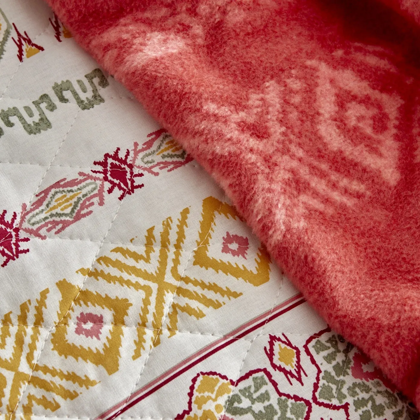 Karaca Home Keira Summer 100% Turkish Cotton Duvet Cover Set with Bed Sheet, Double, Pomegranate Flower - Image 5