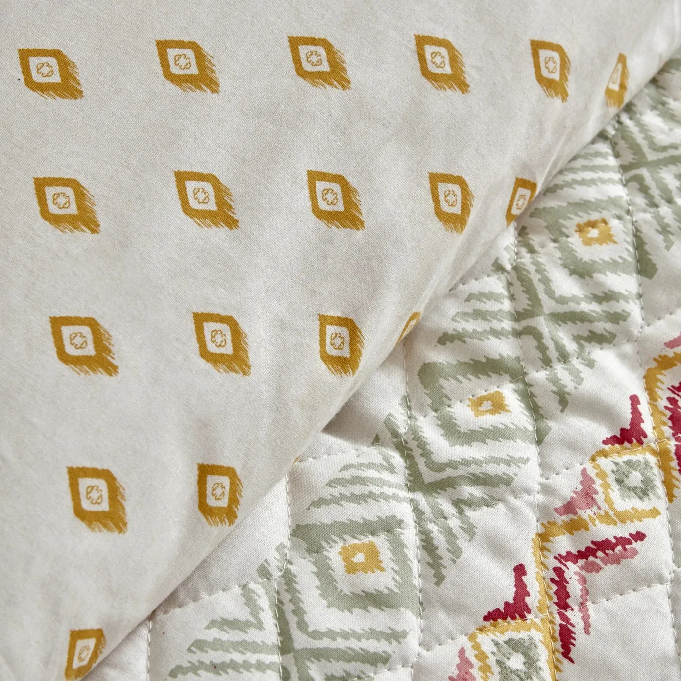 Karaca Home Keira Summer 100% Turkish Cotton Duvet Cover Set with Bed Sheet, Double, Pomegranate Flower - Image 7