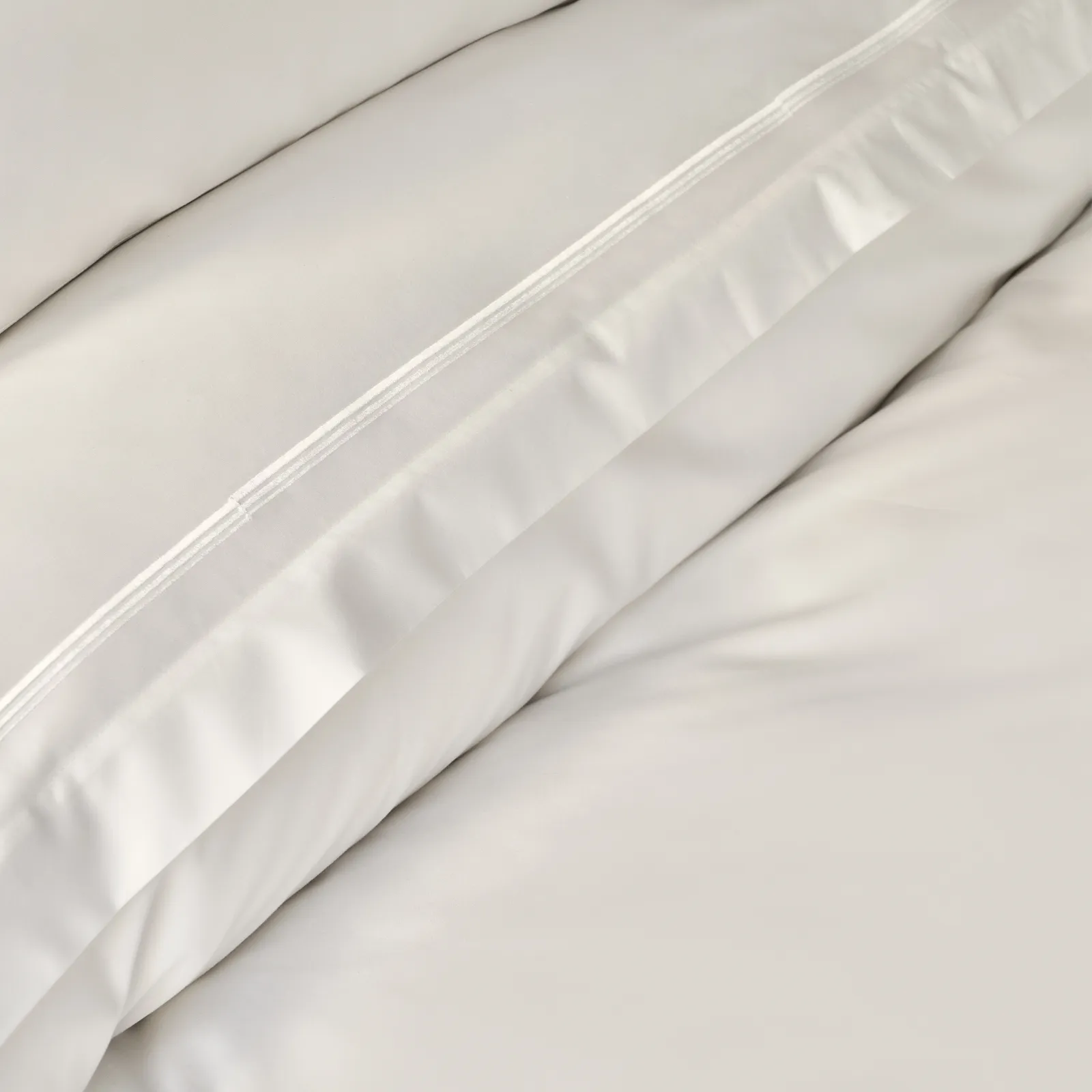 Karaca Home Moonrise Percale Embroidered Duvet Cover Set, King, White - Image 4