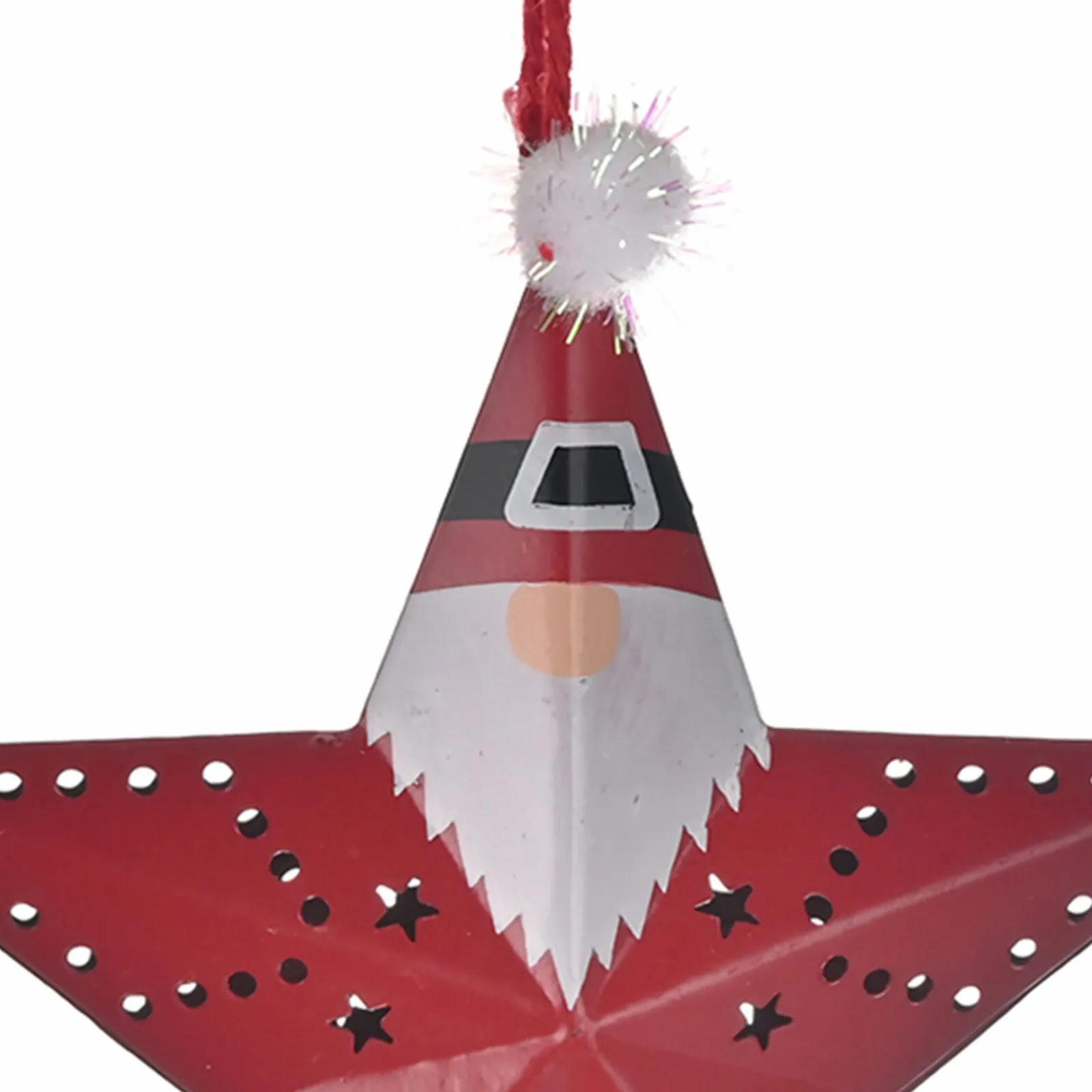 Karaca Home New Year Christmas Star Tree Decoration, 12cm, Multi - Image 3