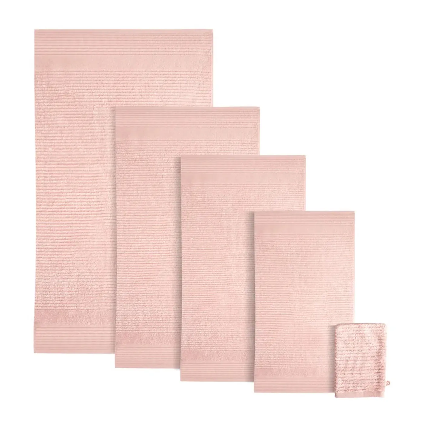 Karaca Home Rachel Supreme Cotton Towel Set, Light Rose - Image 7