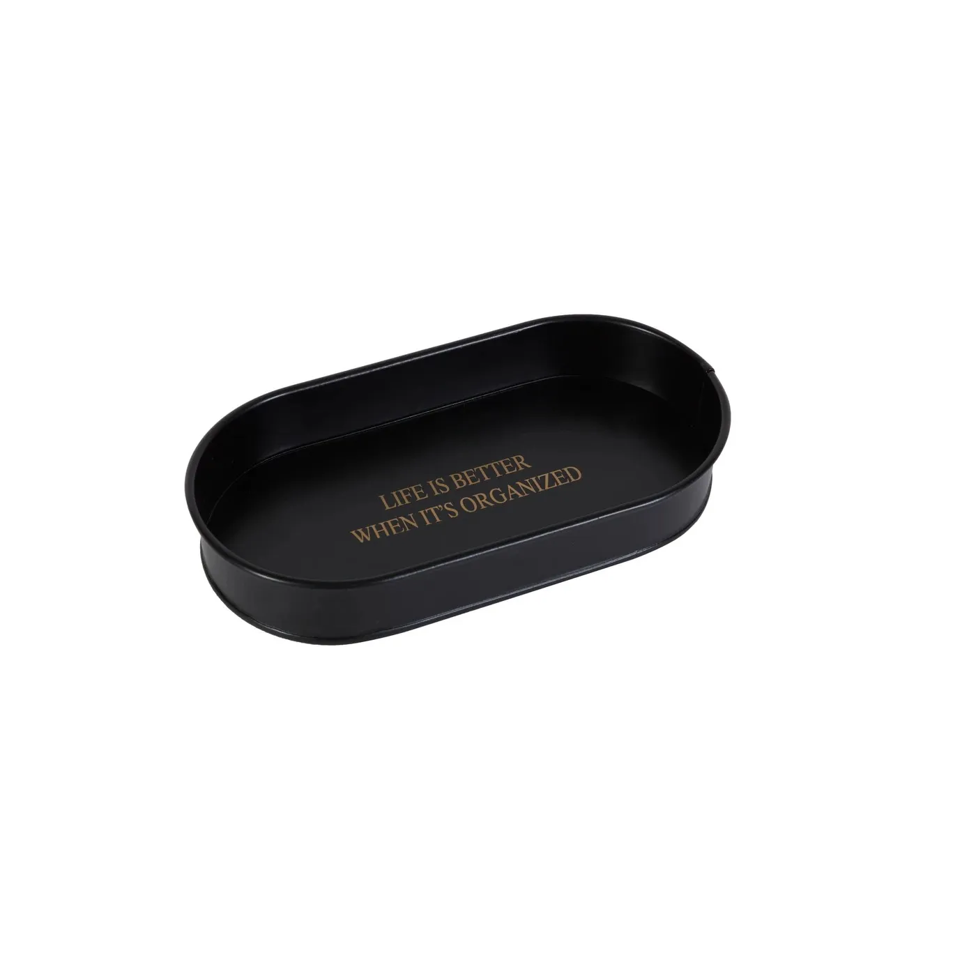 Karaca Home Sylvia Decorative Tray and Organizer, 29cm, Black - Image 2