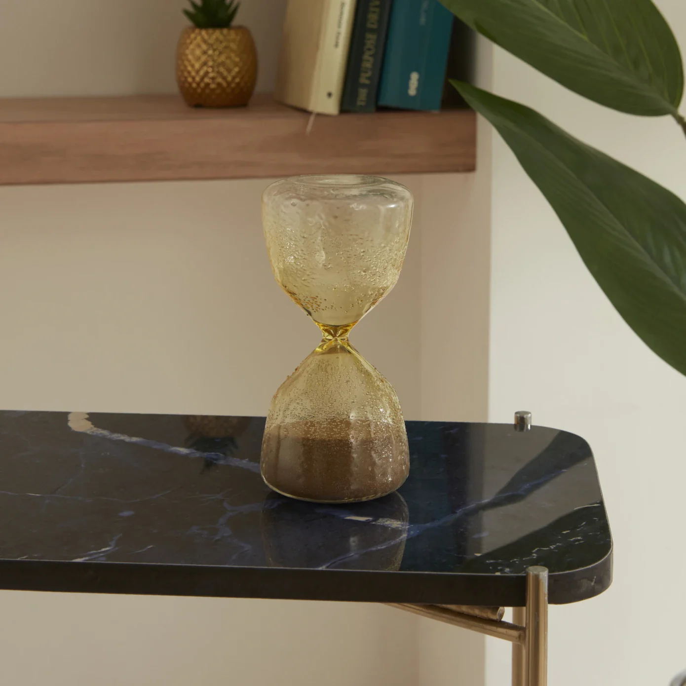 Karaca Home Trigon 10 Min. Hourglass, 7.3x15.5cm, Gold