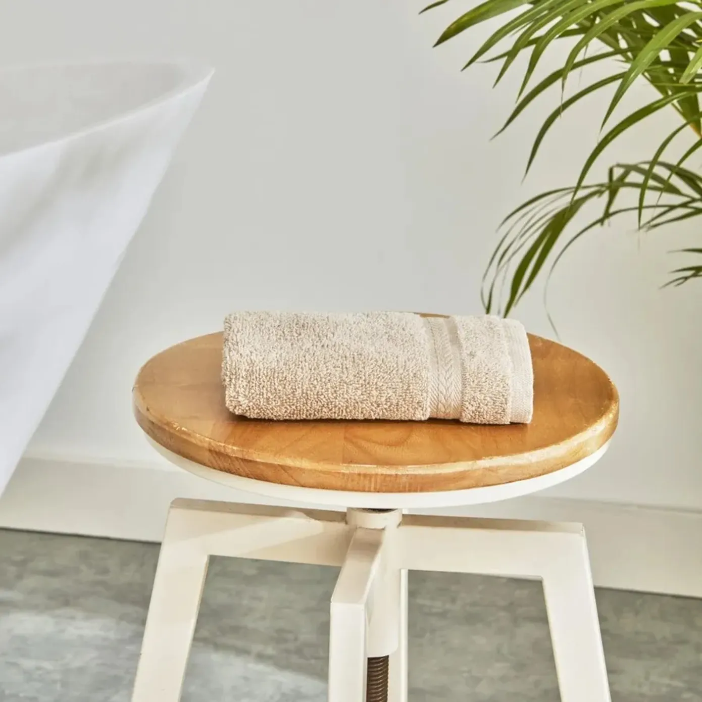 Karaca Home Wheat 100% Turkish Cotton Guest Towel, 30cmx50cm, Mocha - Image 3