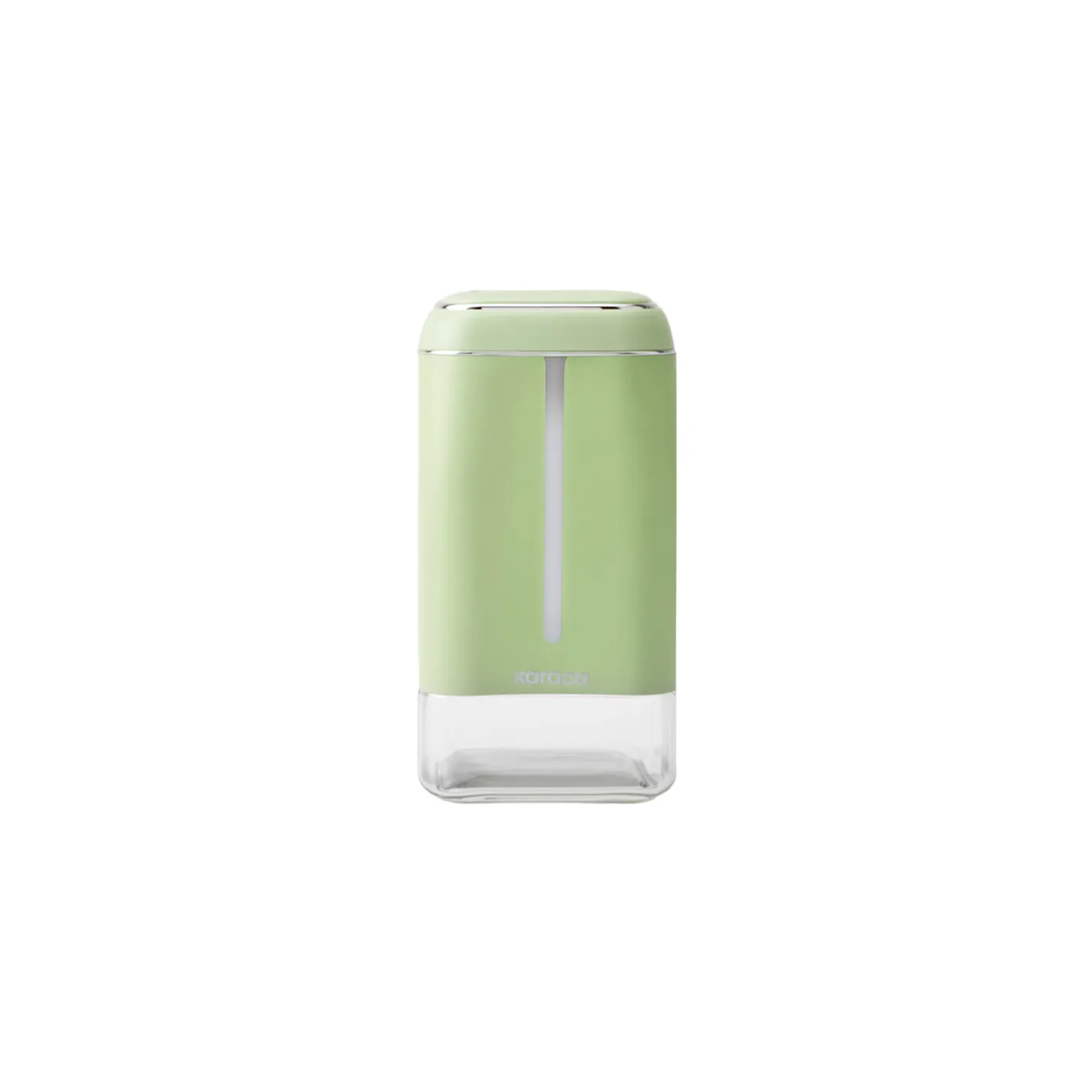 Karaca Horizon Glass Storage Container, Medium, Green - Image 2