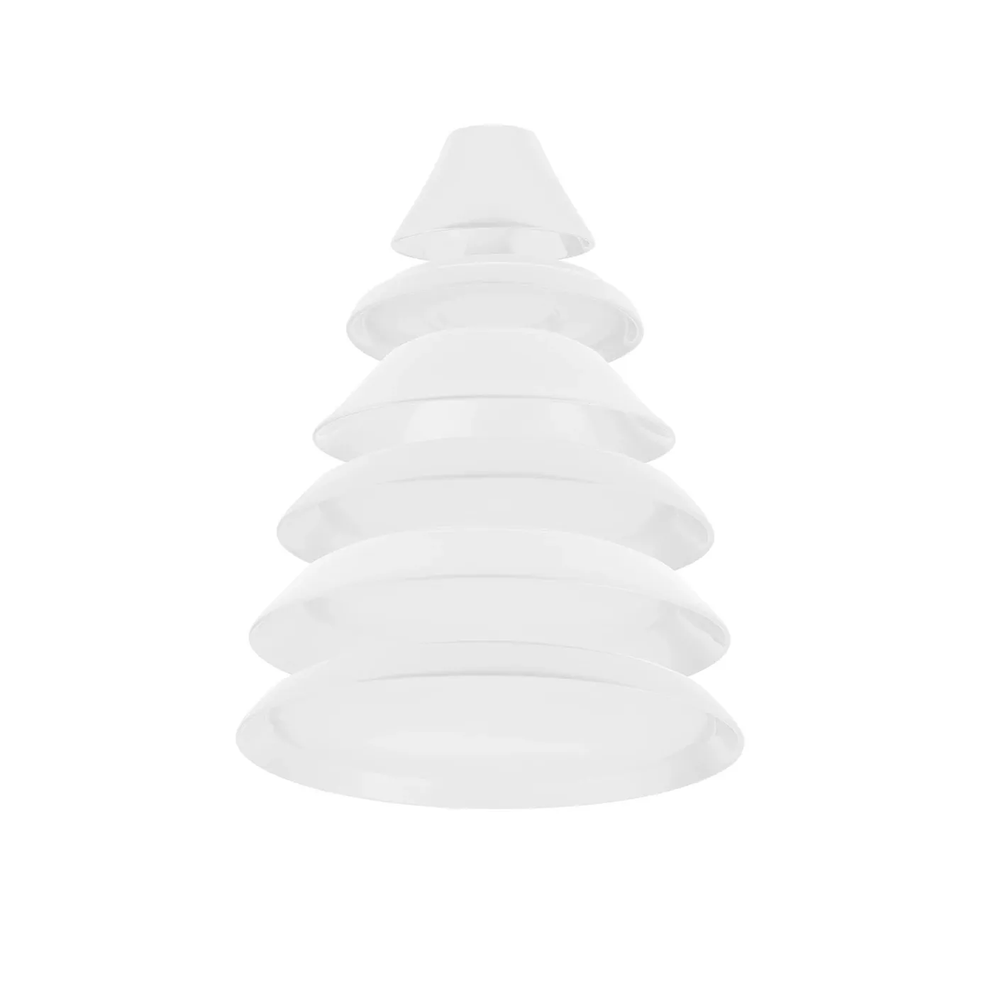 Karaca Hussein Chalayan Digital 6-Piece Fine Pearl Dinner Set, White - Image 6
