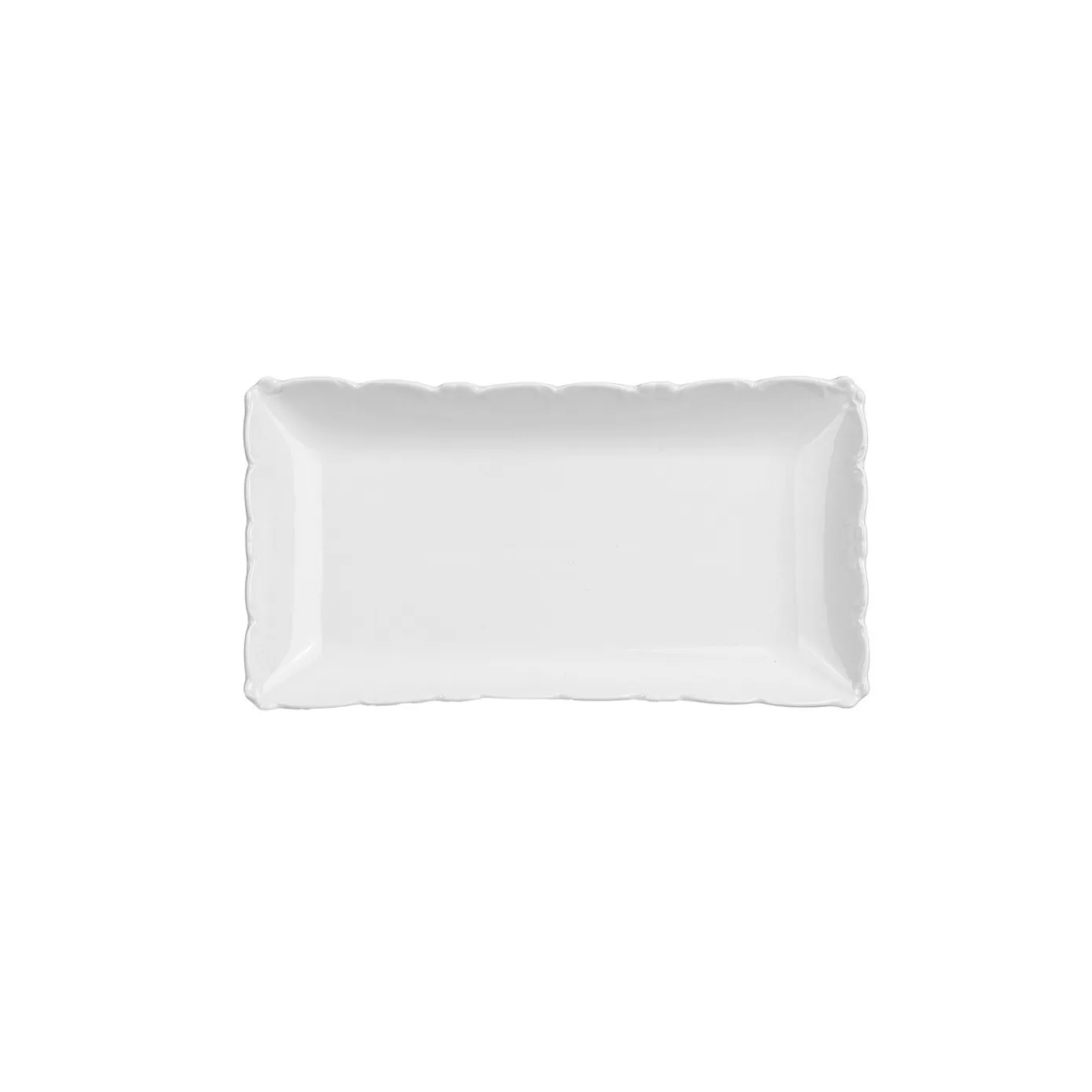 Karaca Ivy Porcelain Serving Platter, 25.5cm, White