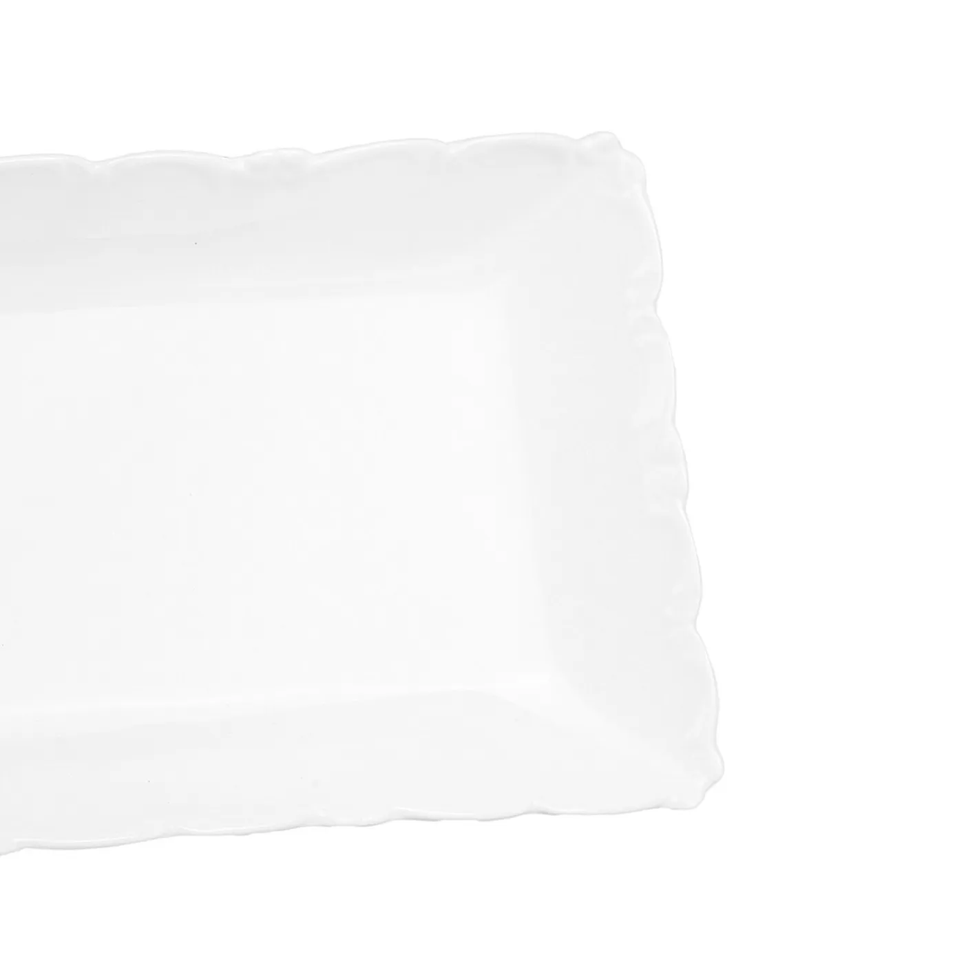 Karaca Ivy Porcelain Serving Platter, 25.5cm, White - Image 3