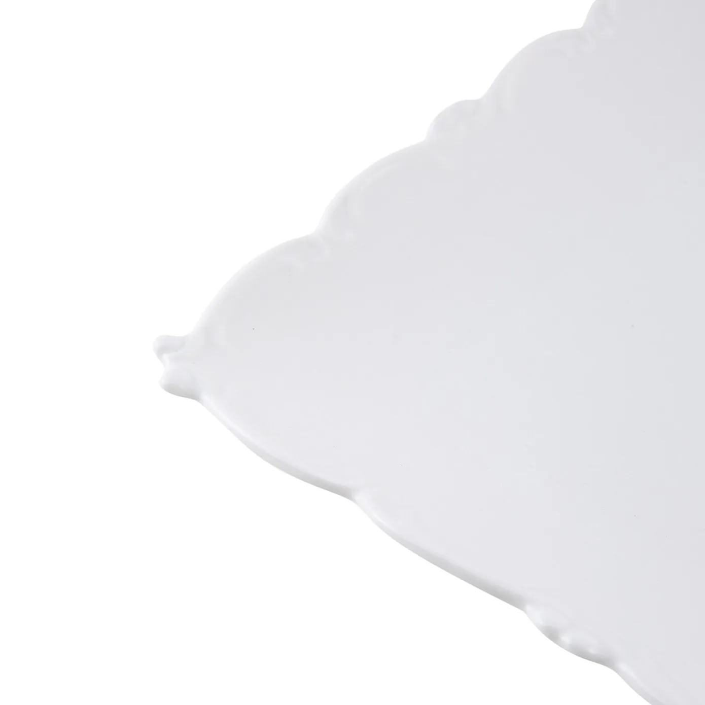 Karaca Ivy Porcelain Serving Platter, 35.3cmx23cmx2.5cm, White - Image 4