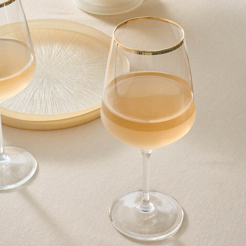 Karaca Jasmine 3-Piece Wine Glass Set, 490ml, White - Image 3