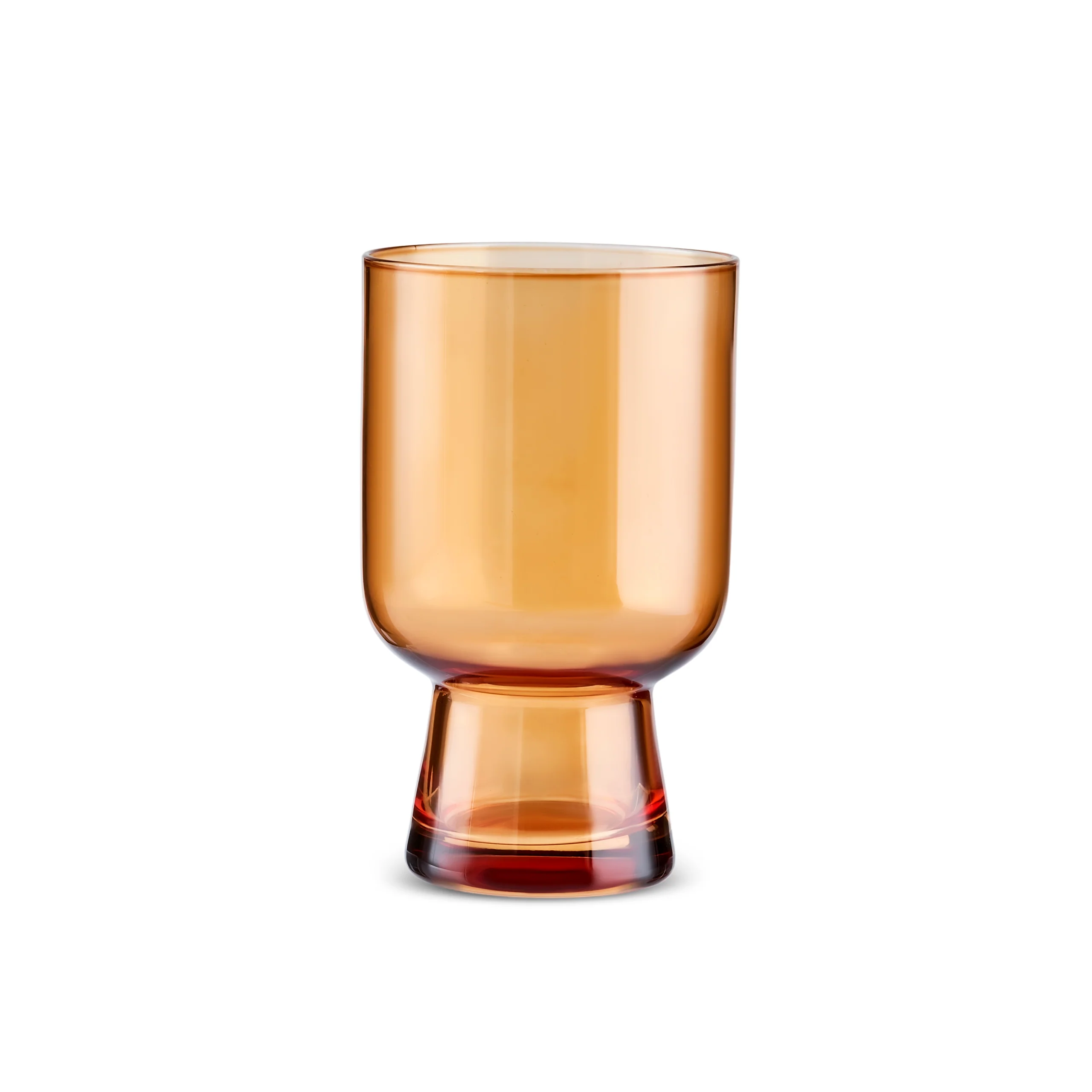Karaca Julia Tumbler Glass, 340ml, Amber - Image 5