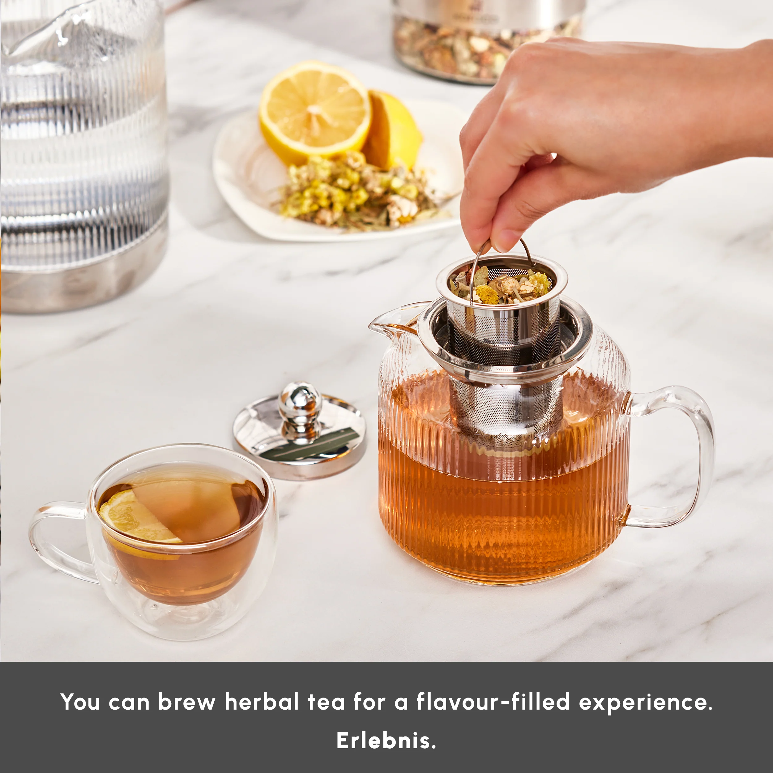 Karaca Kelly Glass Teapot, XL - Image 7