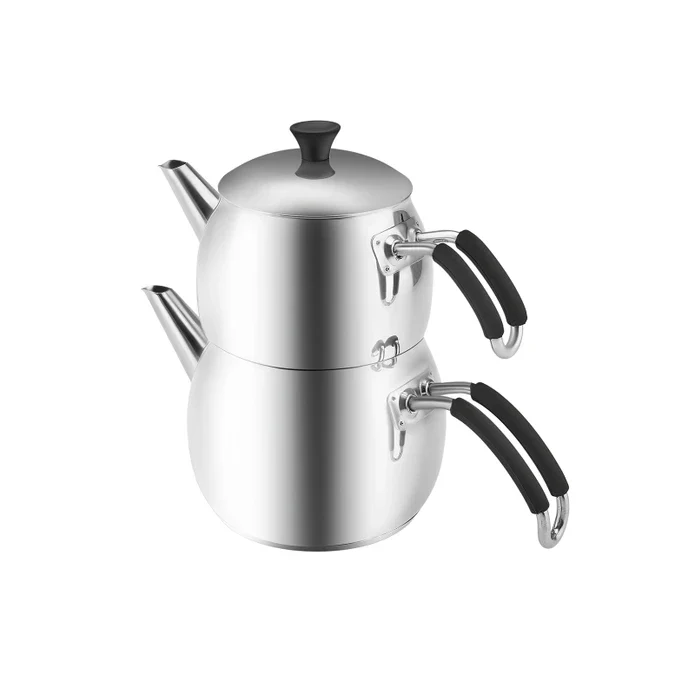 Karaca Iklim Mini Size Teapot, Small, Silver - Image 3