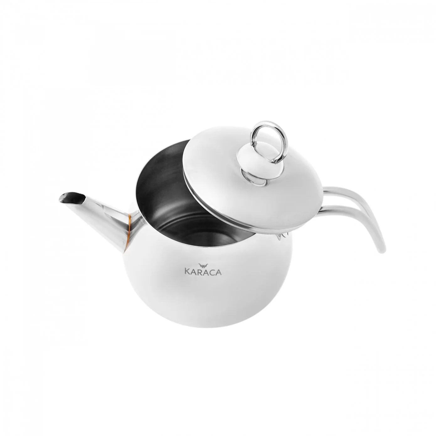 Karaca Layla Stainless Steel Induction Teapot Set, Midi, Silver - Image 5