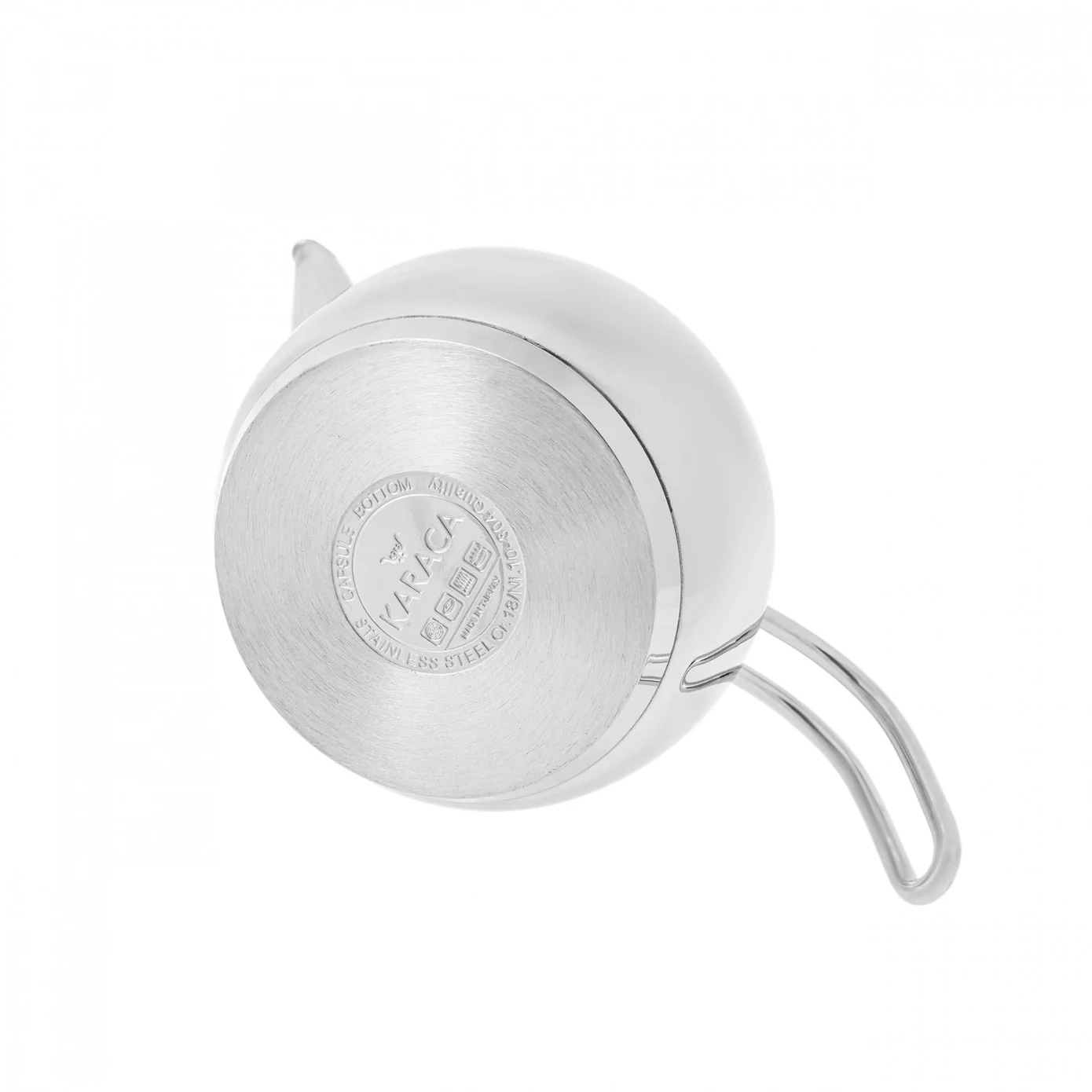 Karaca Layla Stainless Steel Induction Teapot Set, Midi, Silver - Image 7