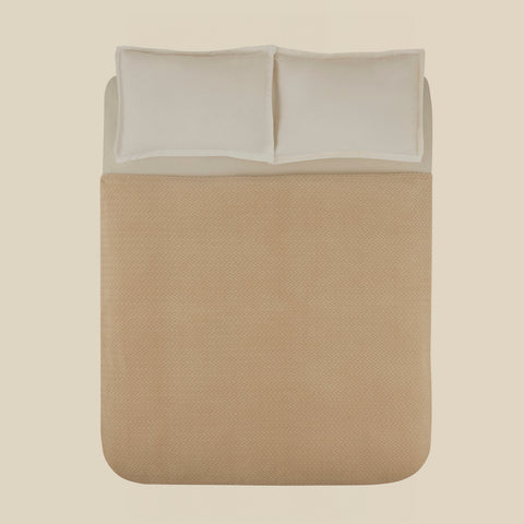 Karaca Leaves Wellsoft Blanket, 200x220cm, Ecru - Image 7