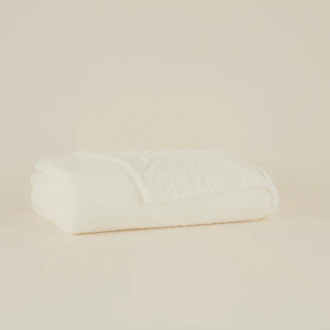 Karaca Leaves Wellsoft TV Blanket, 130x150cm, Single, White - Image 3