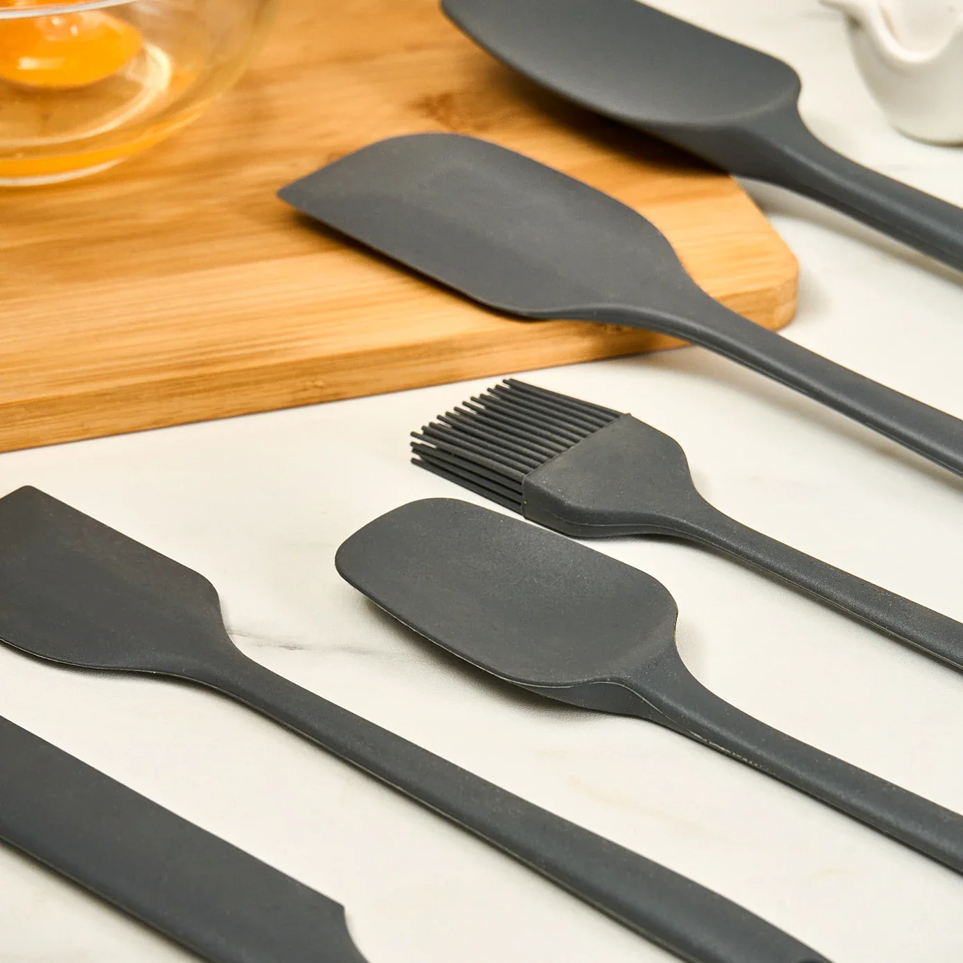 Karaca Lively 6 Piece Serving Set, Anthracite