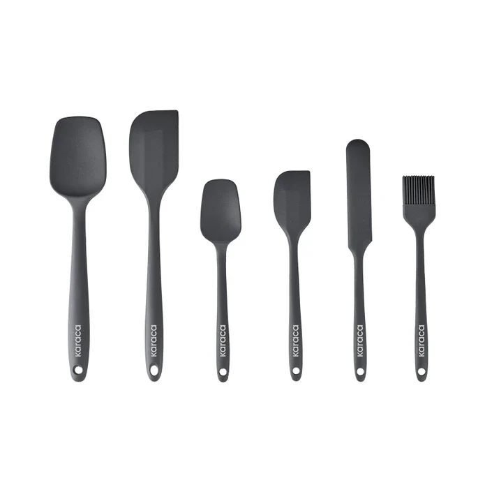 Karaca Lively 6 Piece Serving Set, Anthracite - Image 4