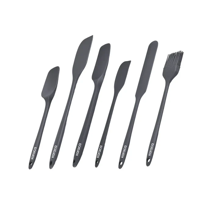 Karaca Lively 6 Piece Serving Set, Anthracite - Image 5