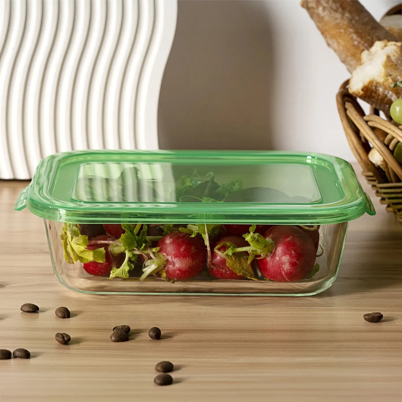 Karaca Lucy Storage Container, 1040ml, Clear