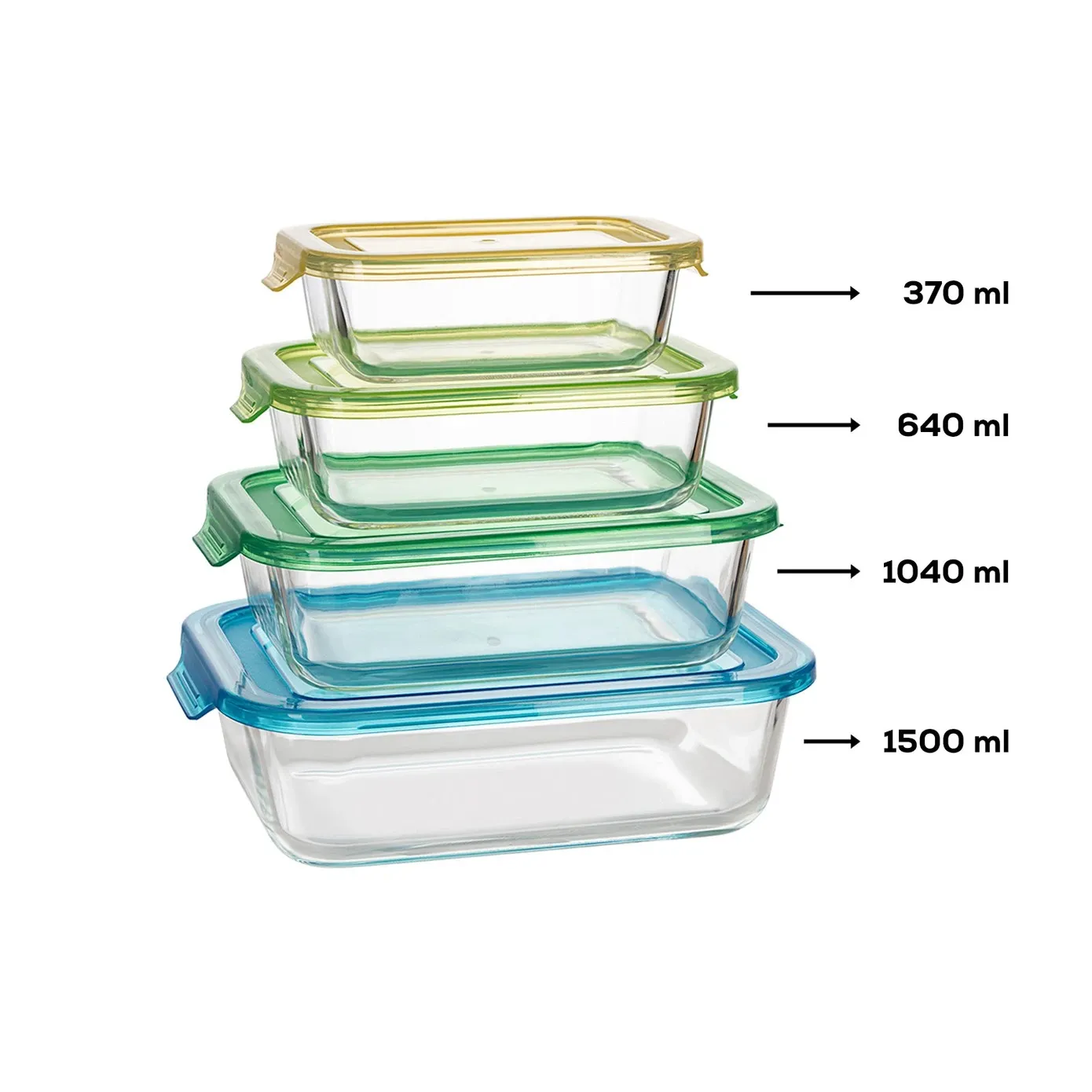 Karaca Lucy Storage Container, 1040ml, Clear - Image 4