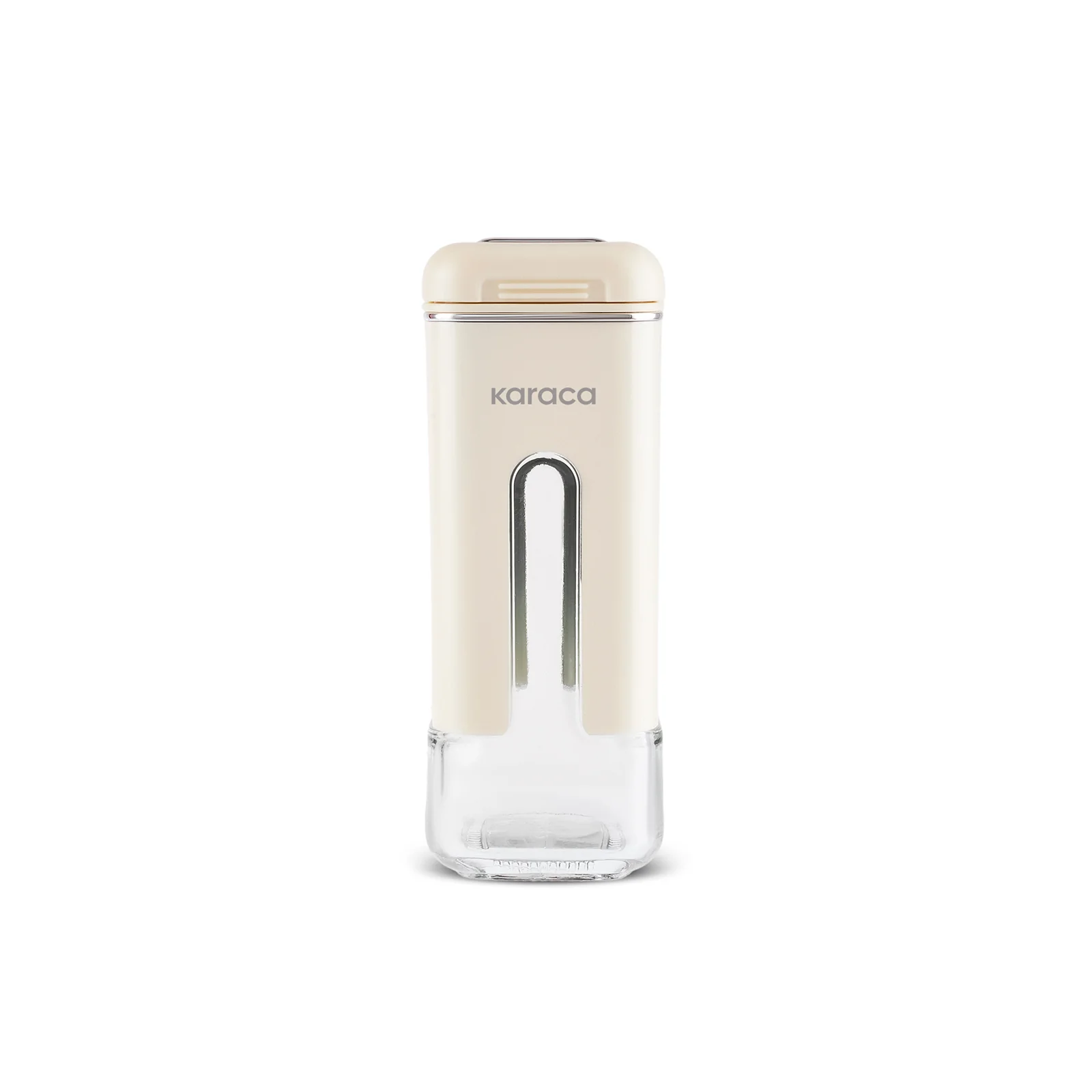 Karaca Luminous 3-Piece Glass Salt and Pepper Shaker, Cream - Image 5