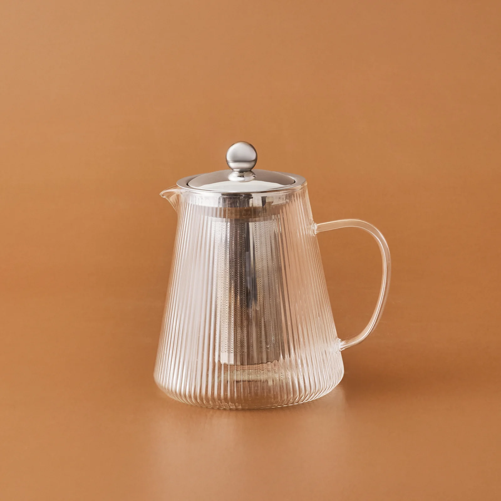 Karaca Lumira Borosilicate Glass Teapot, 1200ml, Clear - Image 9