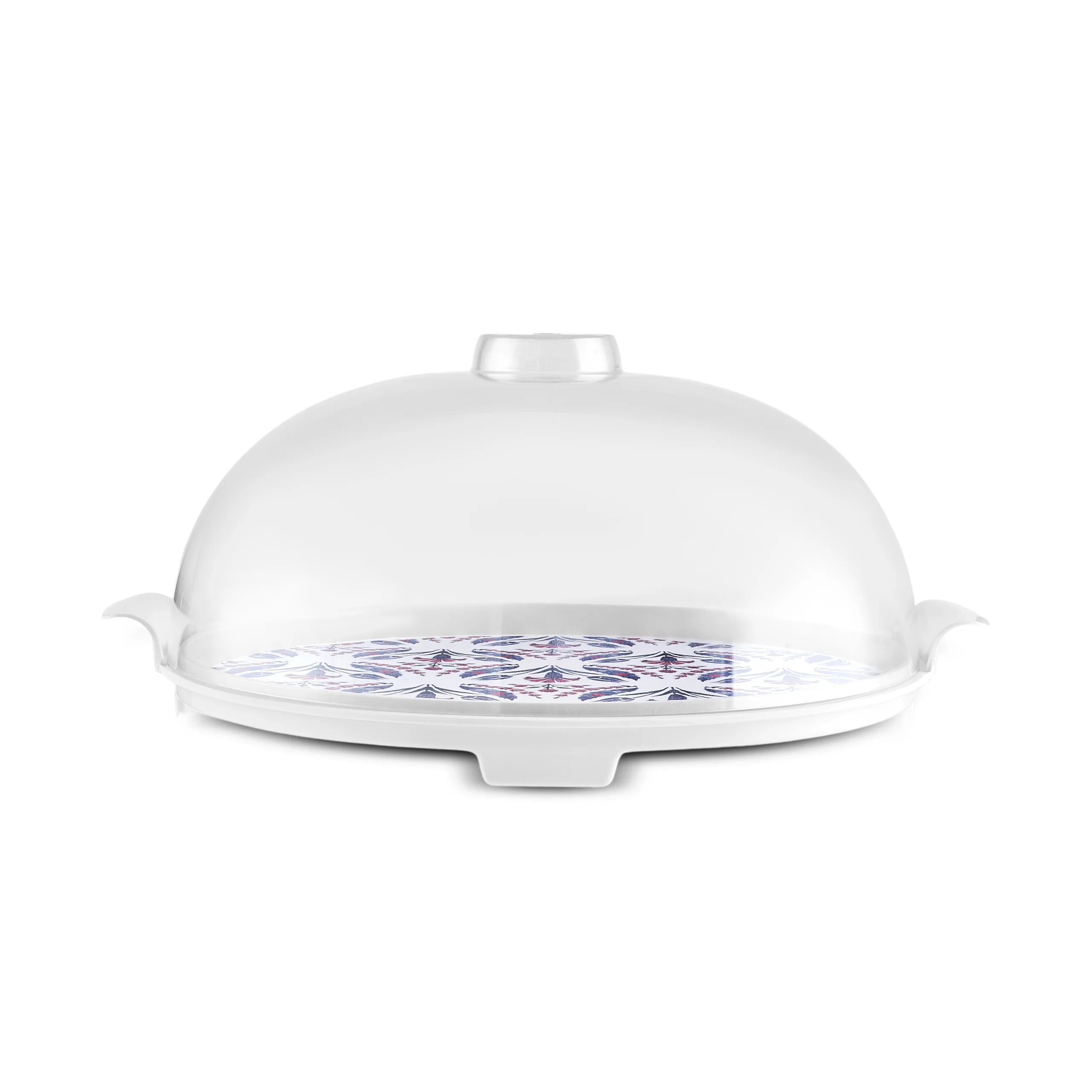 Karaca Mar Cake Stand with Lid, 35cm, Multi - Image 5