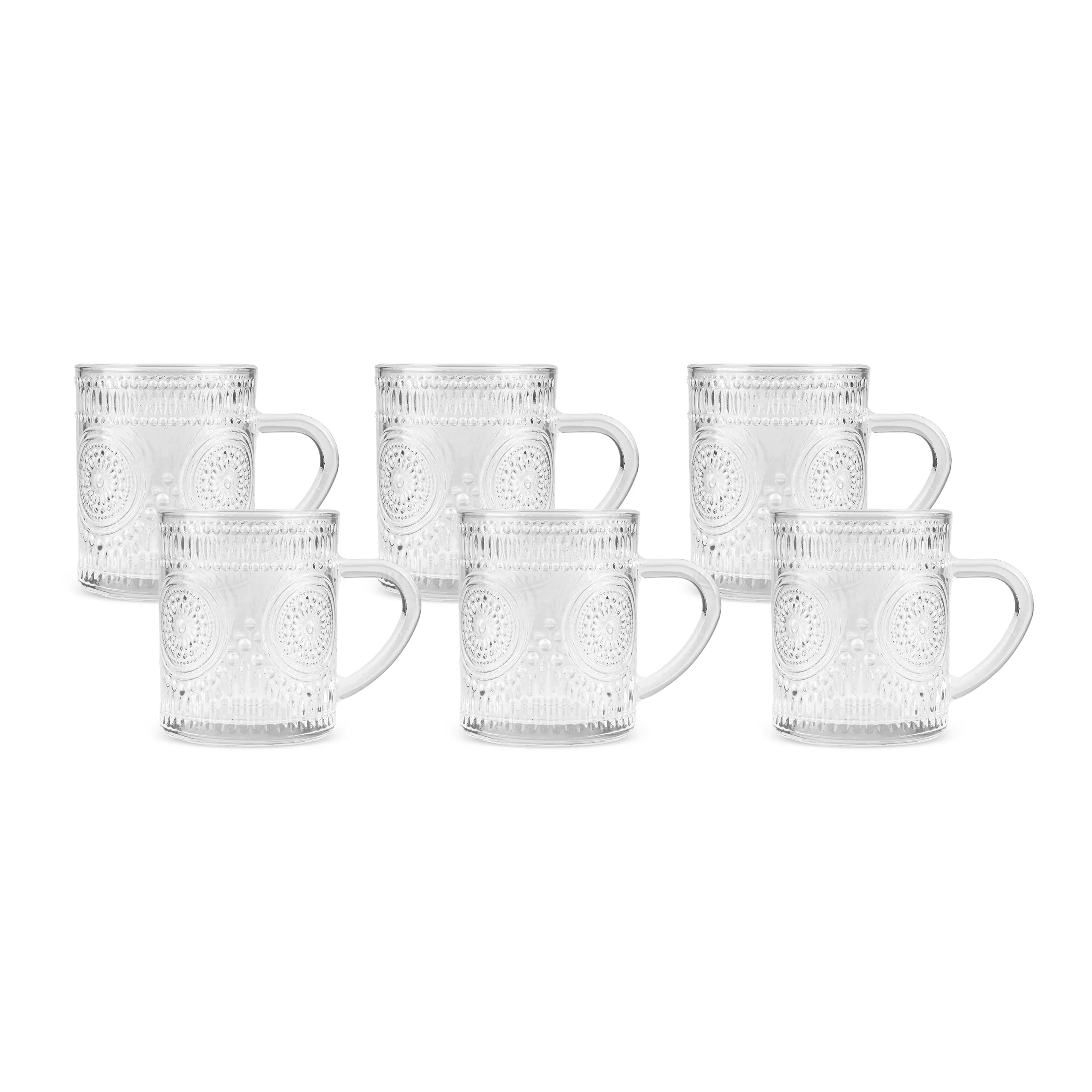 Karaca Margo 6-Piece Glass Turkish Tea Set for 6 People, 155ml, Clear - Image 5