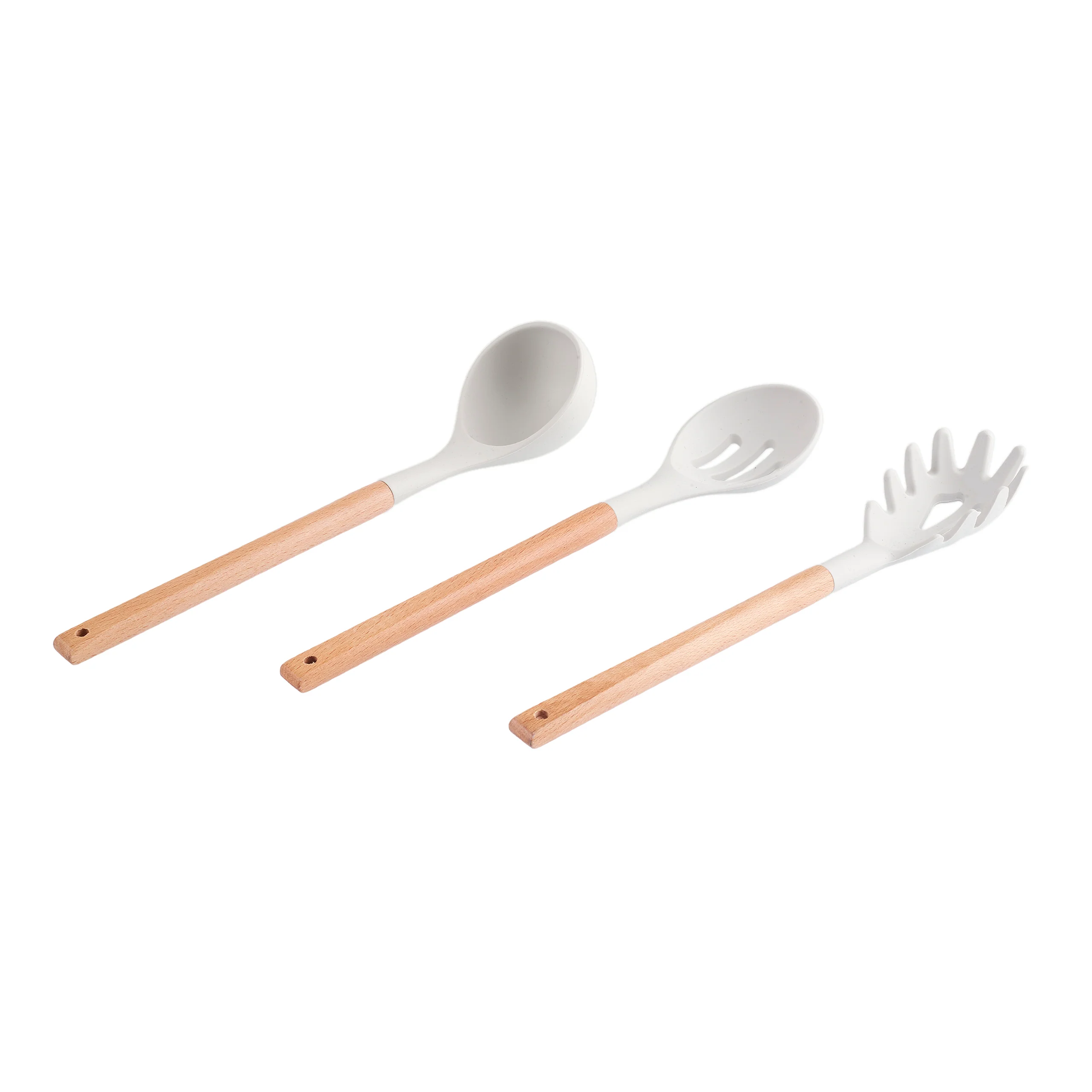 Karaca Massimo 12-Piece Knife Block Set, Chopping Board and Kitchen Utensil Set, Cream - Image 17