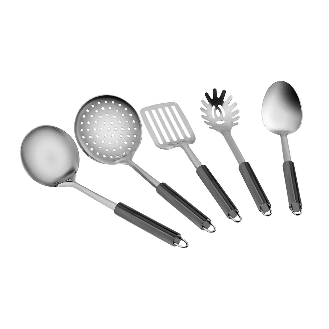 Karaca Apricot Master 5-Piece Serving Set, Black - Image 5