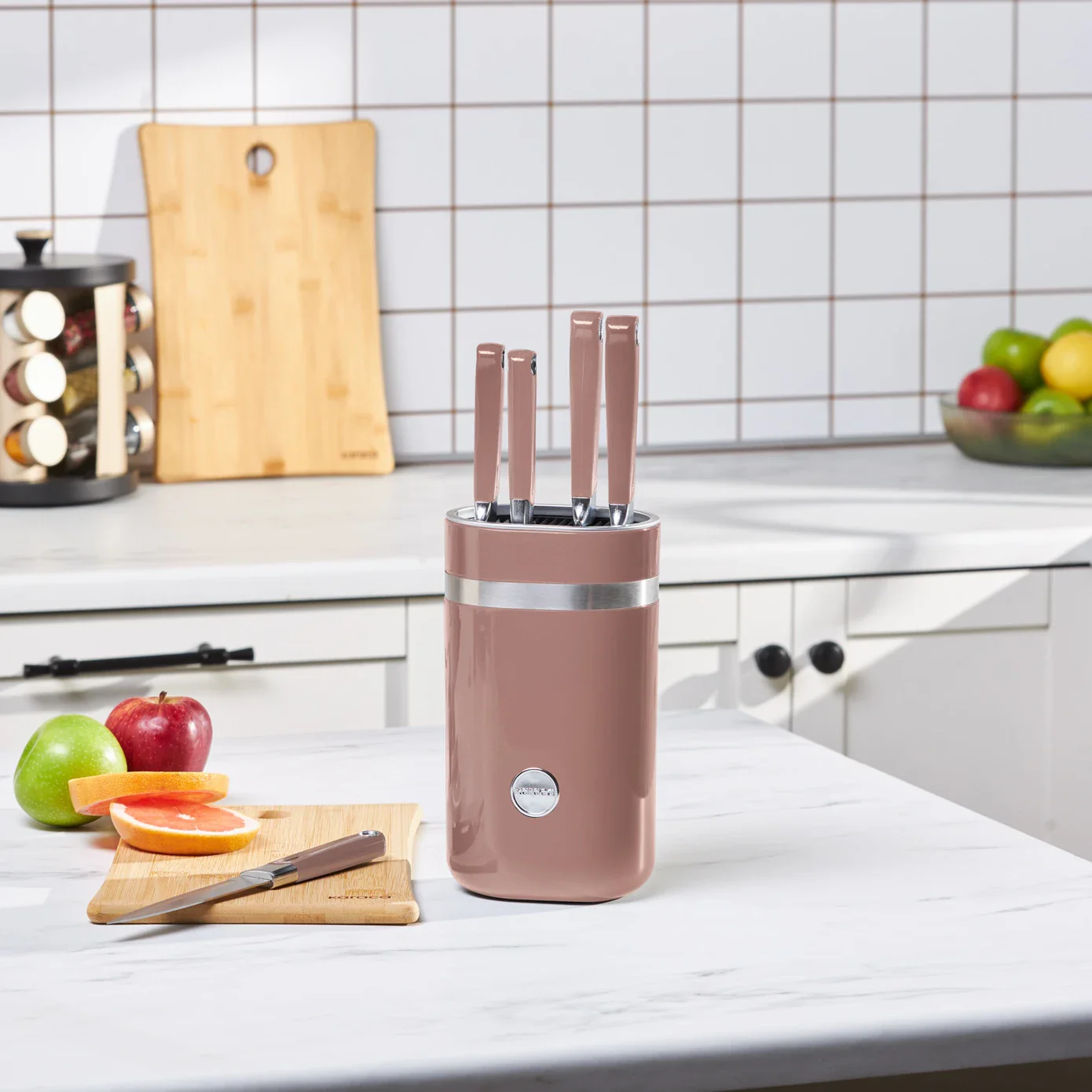 Karaca Mastermaid 6-Piece Knife Set, Rose Gold