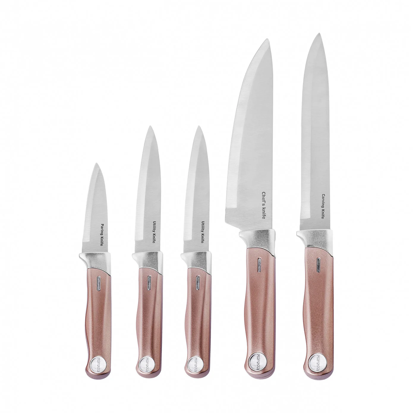 Karaca Mastermaid 6-Piece Knife Set, Rose Gold - Image 6
