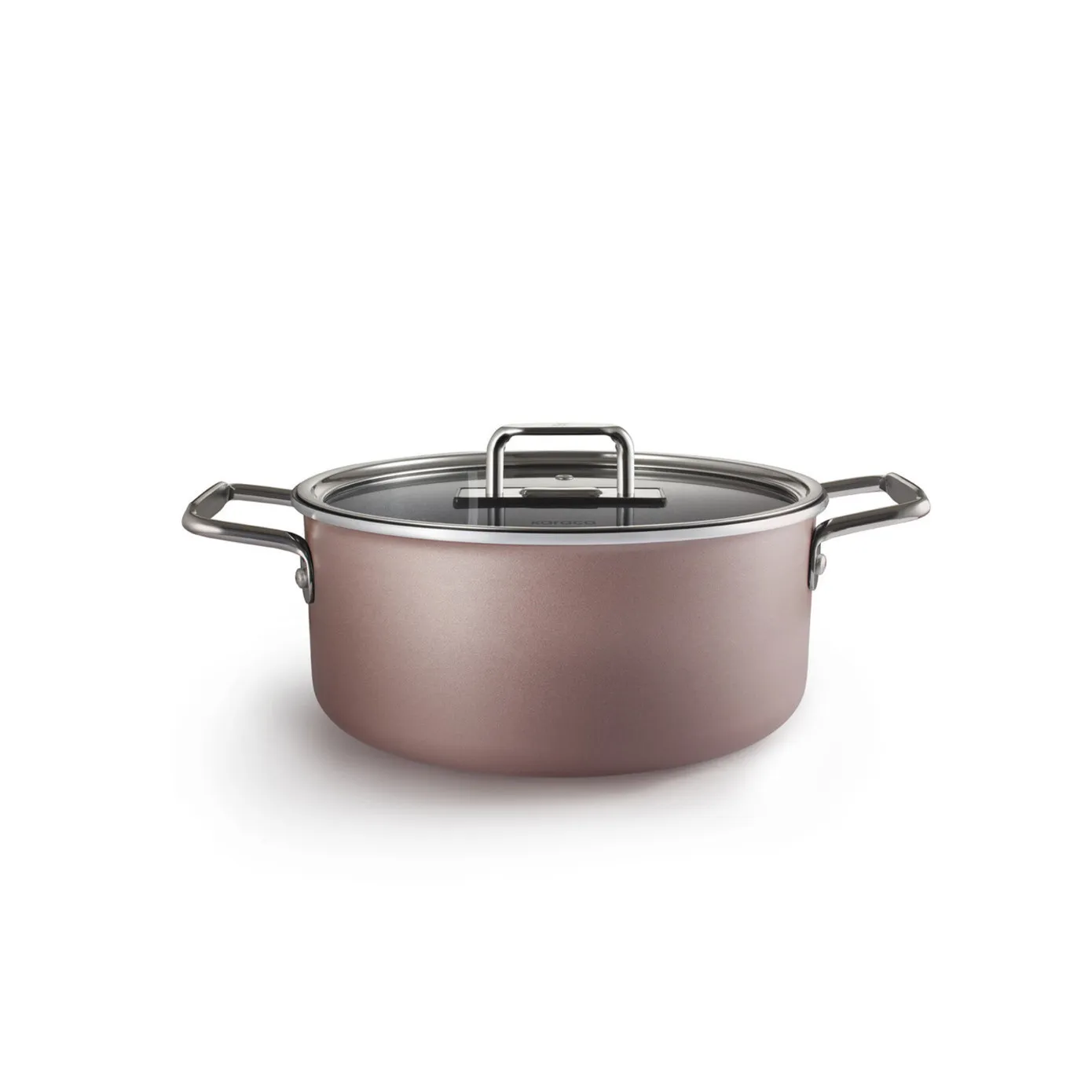 Karaca Mastermaid BioDiamond 9-Piece Cookware Set, Bronzy Silver - Image 4