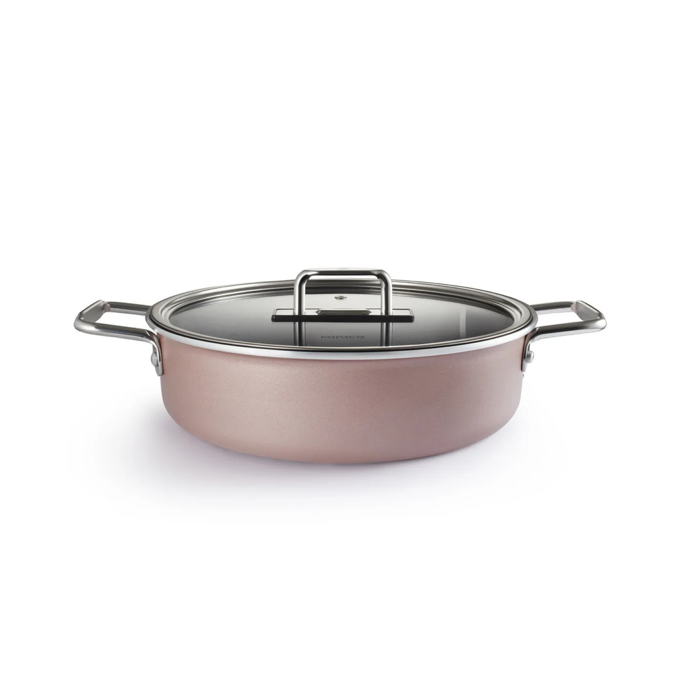 Karaca Mastermaid BioDiamond 9-Piece Cookware Set, Bronzy Silver - Image 5