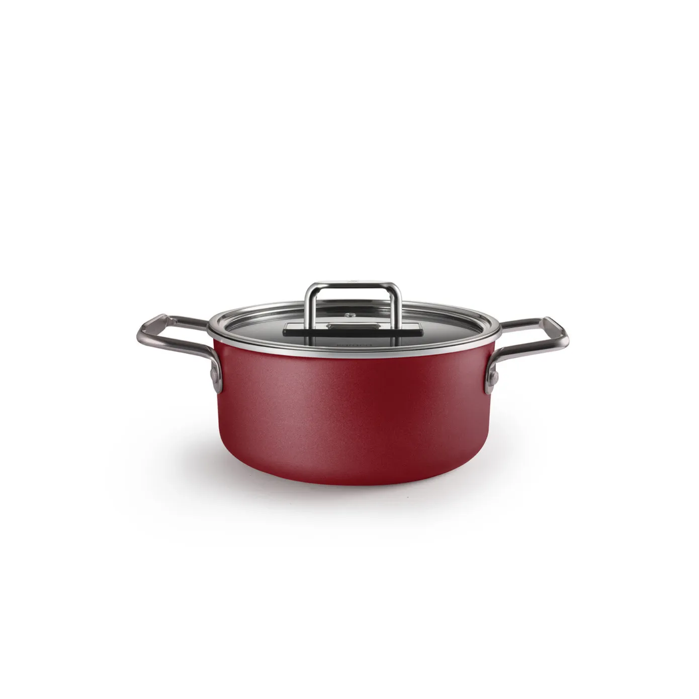 Karaca Mastermaid BioDiamond 9-Piece Non-Stick Cookware Set, Imperial Red Silver - Image 7