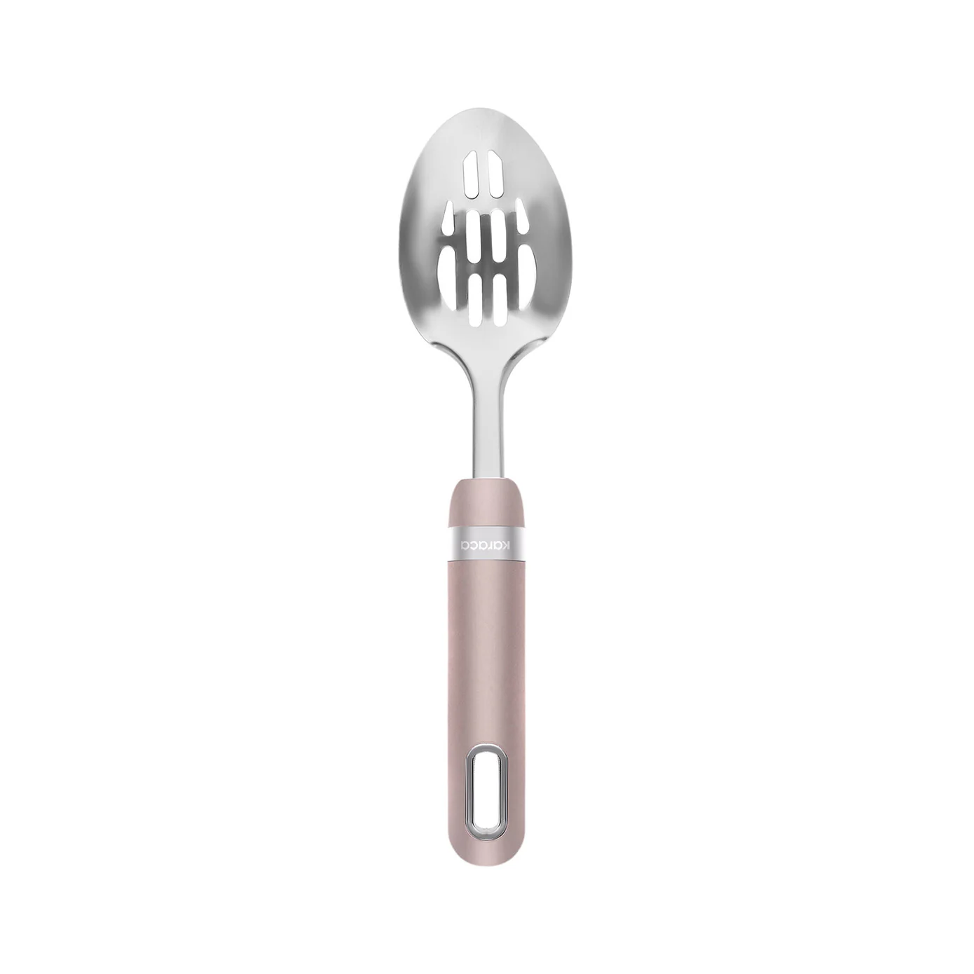 Karaca Mastermaid Slotted Serving Spoon, 32.2x6.5cm, Rose Gold - Image 5