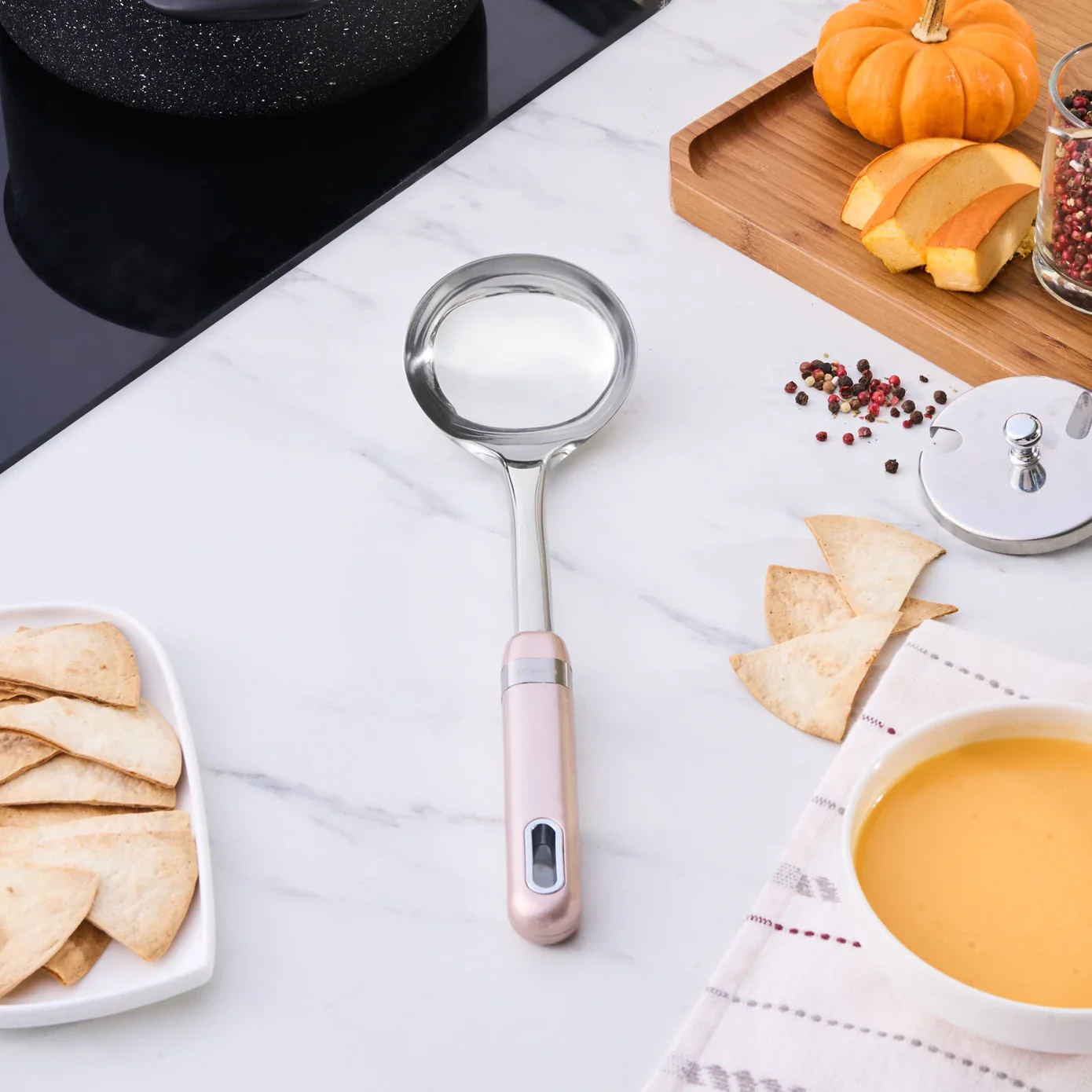 Karaca Mastermaid Stainless Steel Ladle, Rose Gold