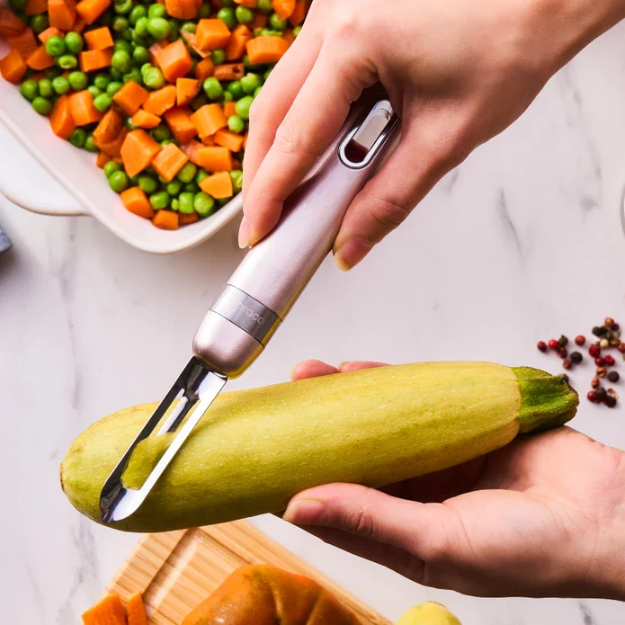 Karaca Mastermaid Stainless Steel Peeler, 20.4x2cm, Rose Gold - Image 3
