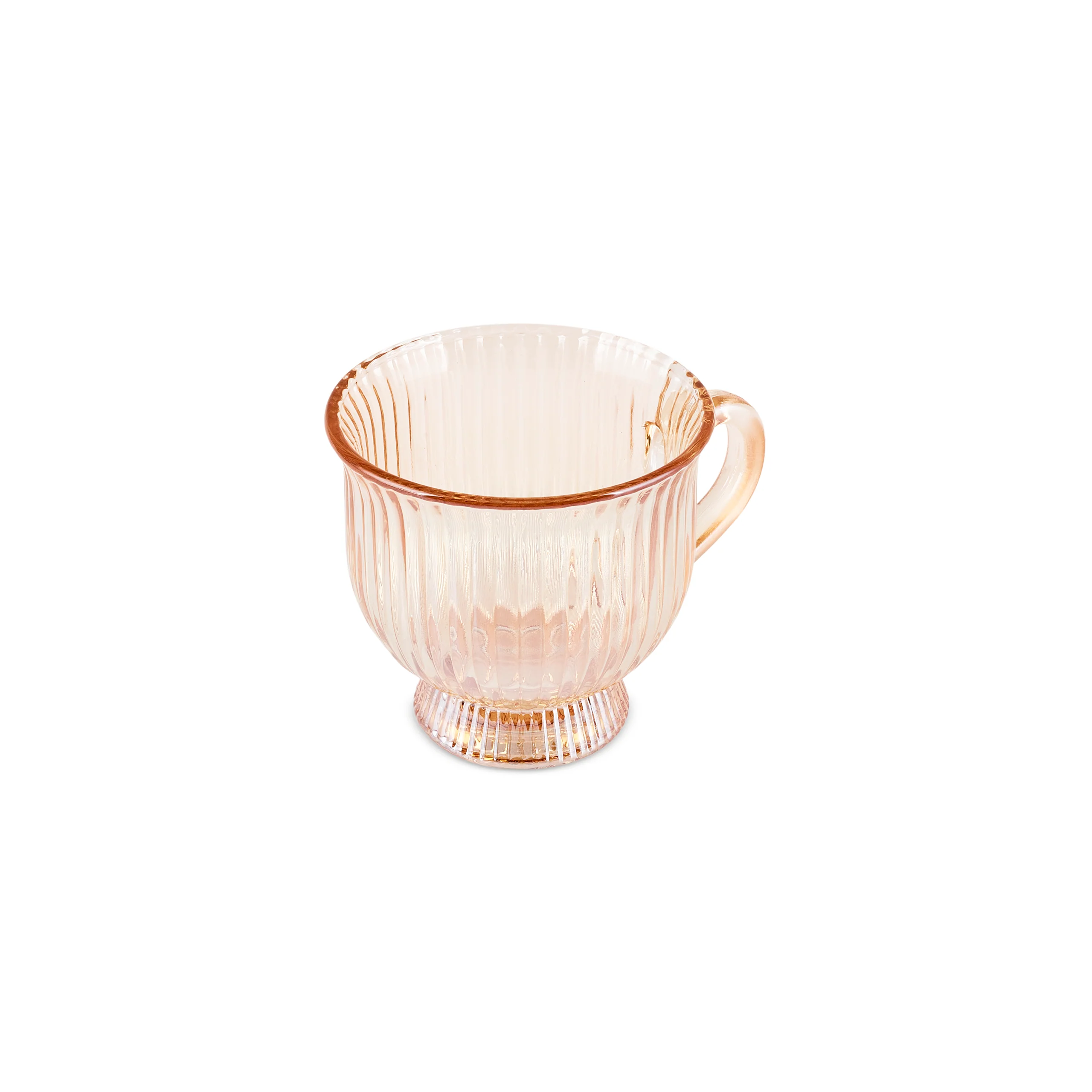 Karaca Maya 4-Piece Glass Tea Cup Set for 4 People, 200ml, Amber - Image 2