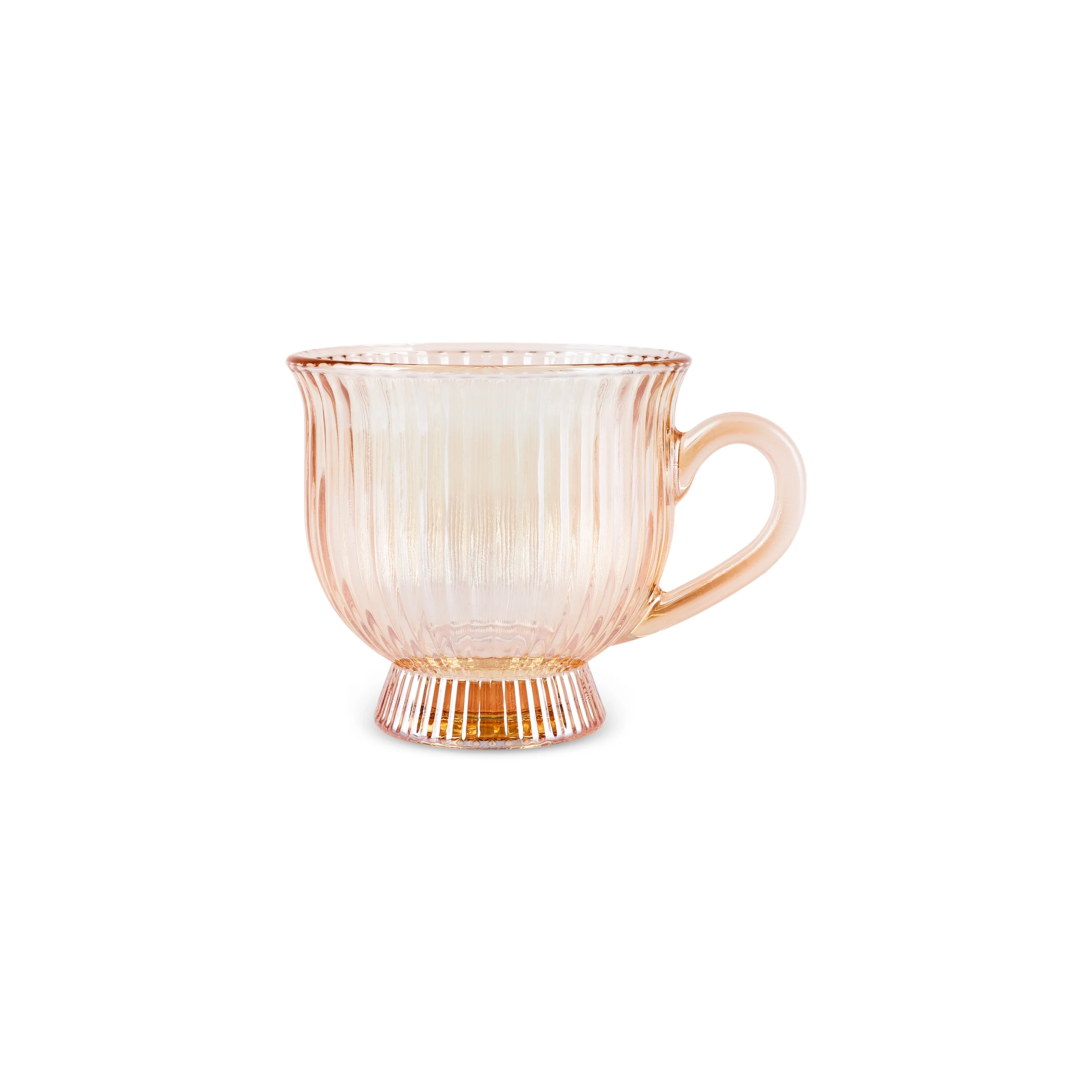 Karaca Maya 4-Piece Glass Tea Cup Set for 4 People, 200ml, Amber - Image 3