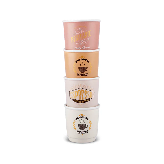 Karaca Monet 4-Piece Stoneware Espresso Turkish Coffee Cup Set for 4 People, 90ml, Multi - Image 10