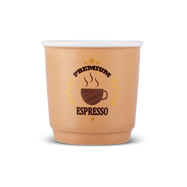 Karaca Monet 4-Piece Stoneware Espresso Turkish Coffee Cup Set for 4 People, 90ml, Multi - Image 9
