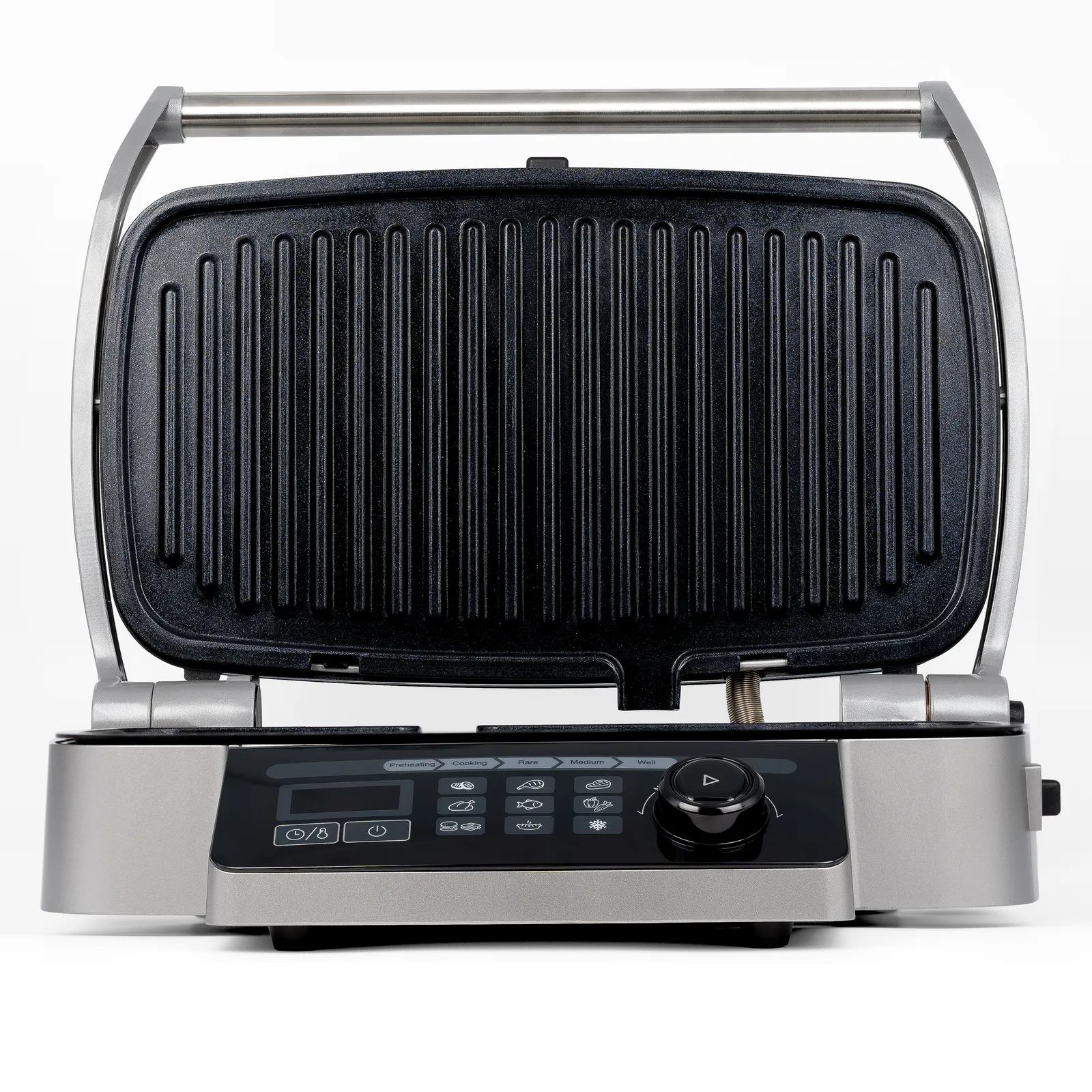 Karaca Multigrill Grill and Sandwich Toaster, 9 Automatic Settings, Silver Black - Image 9