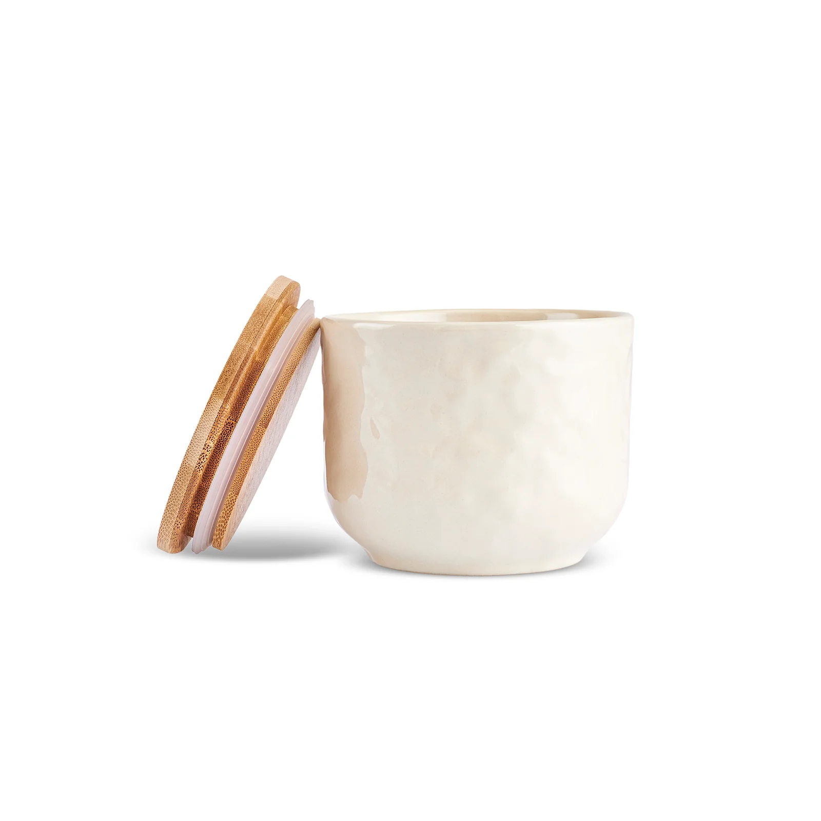 Karaca Nebula Stoneware Storage Container, 8cm, Beige - Image 3