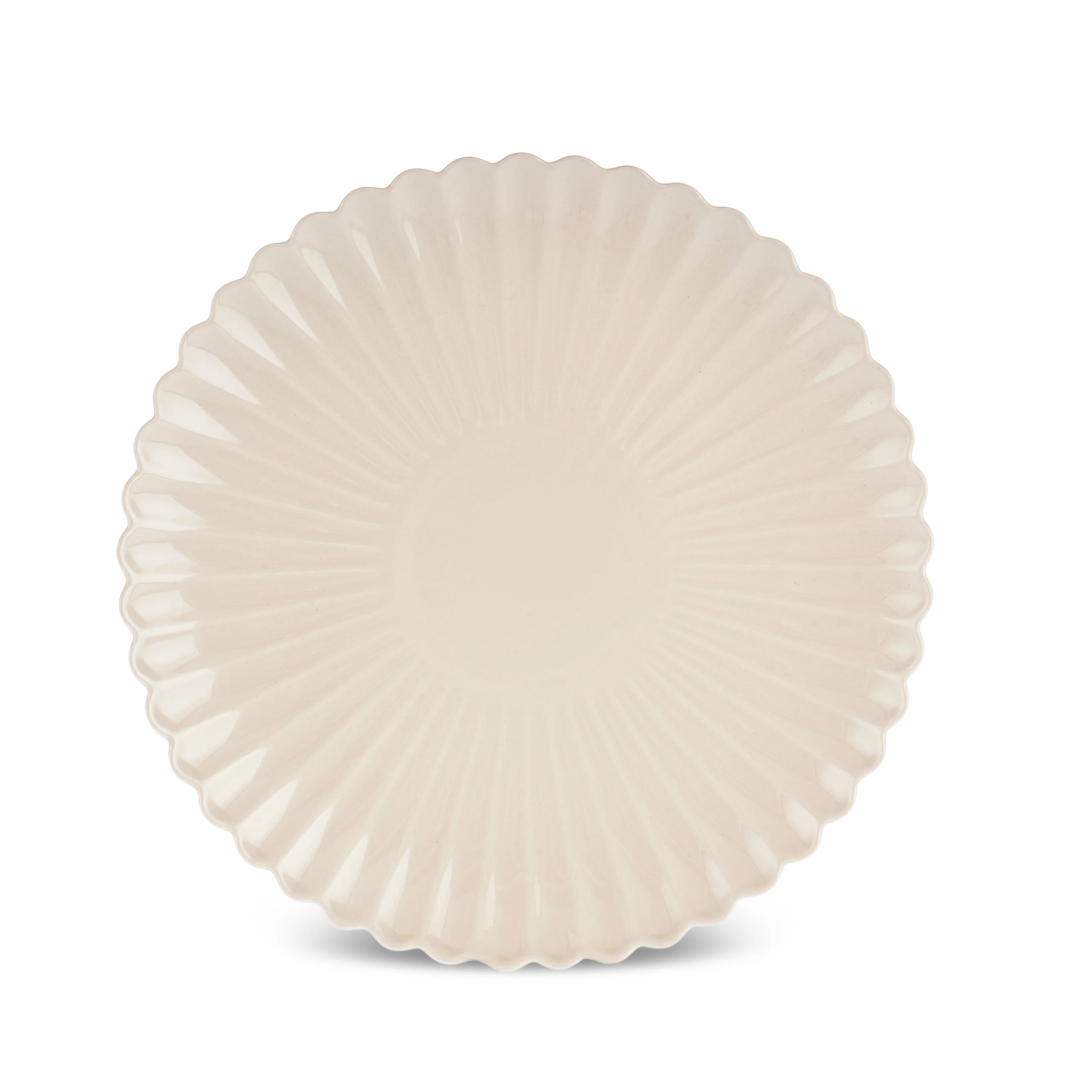 Karaca New Daisy Stoneware Dinner Plate, 27cm, White - Image 3
