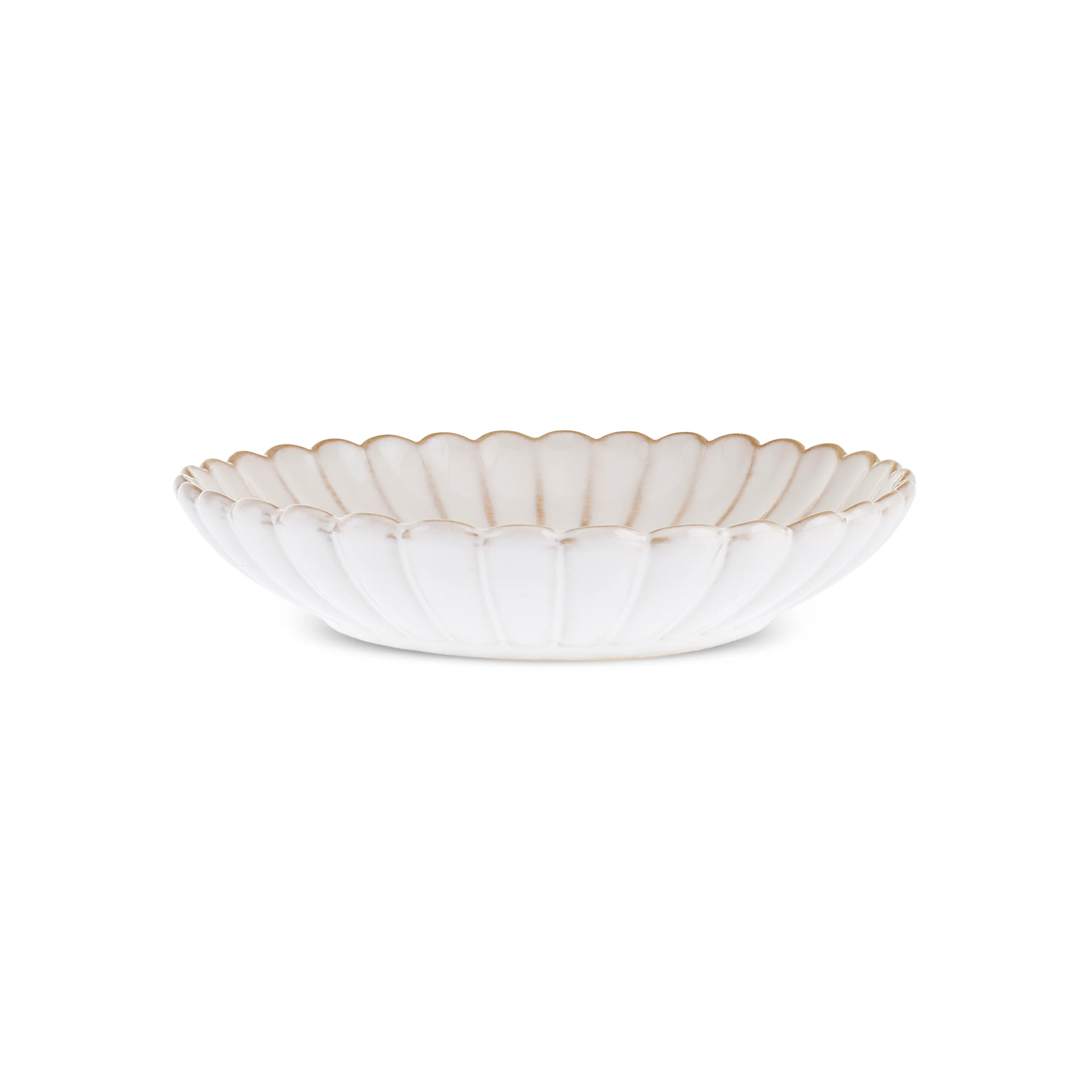 Karaca New Daisy Stoneware Pasta Bowl, 19cm, White - Image 4
