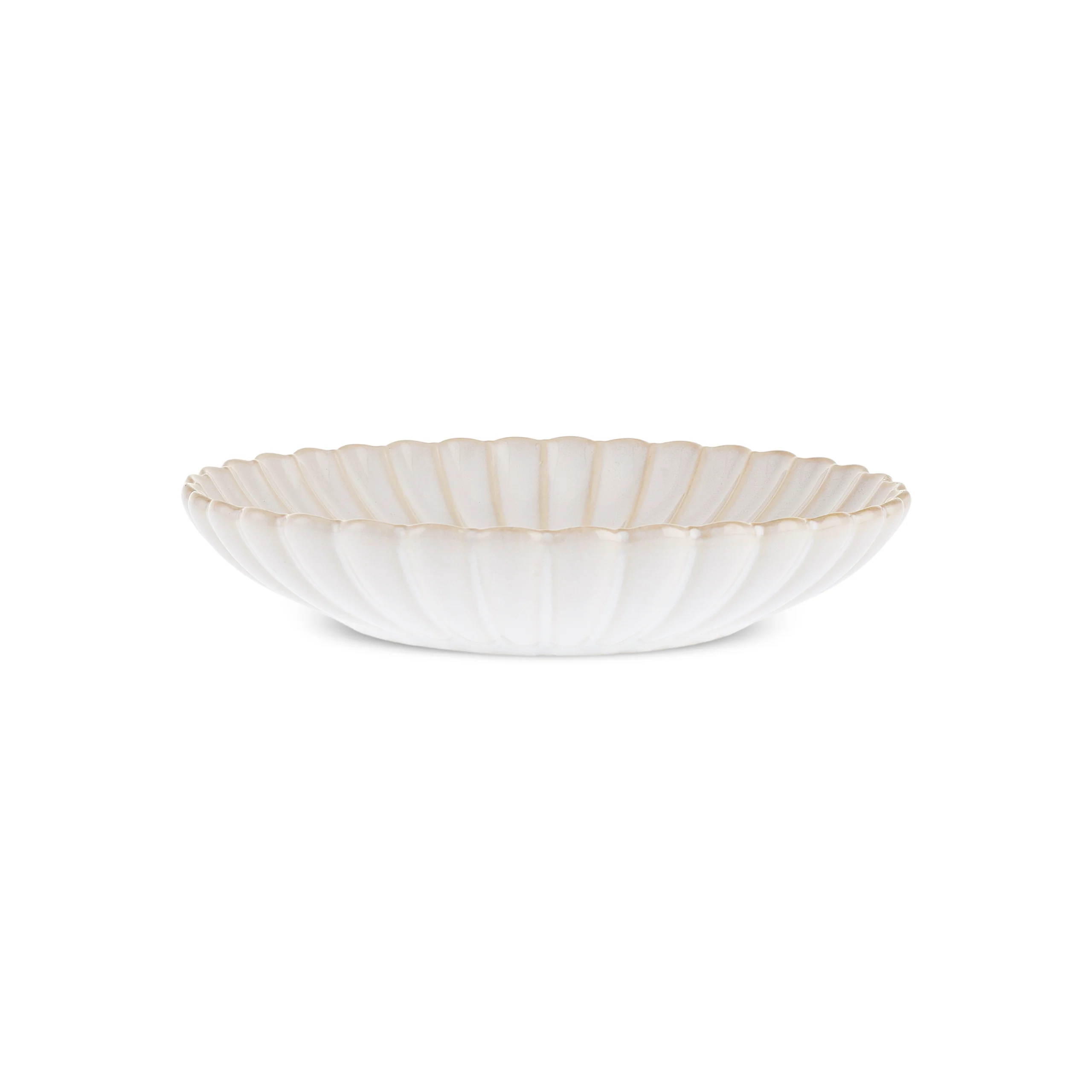 Karaca New Daisy Stoneware Pasta Bowl, 22,5cm, White - Image 5
