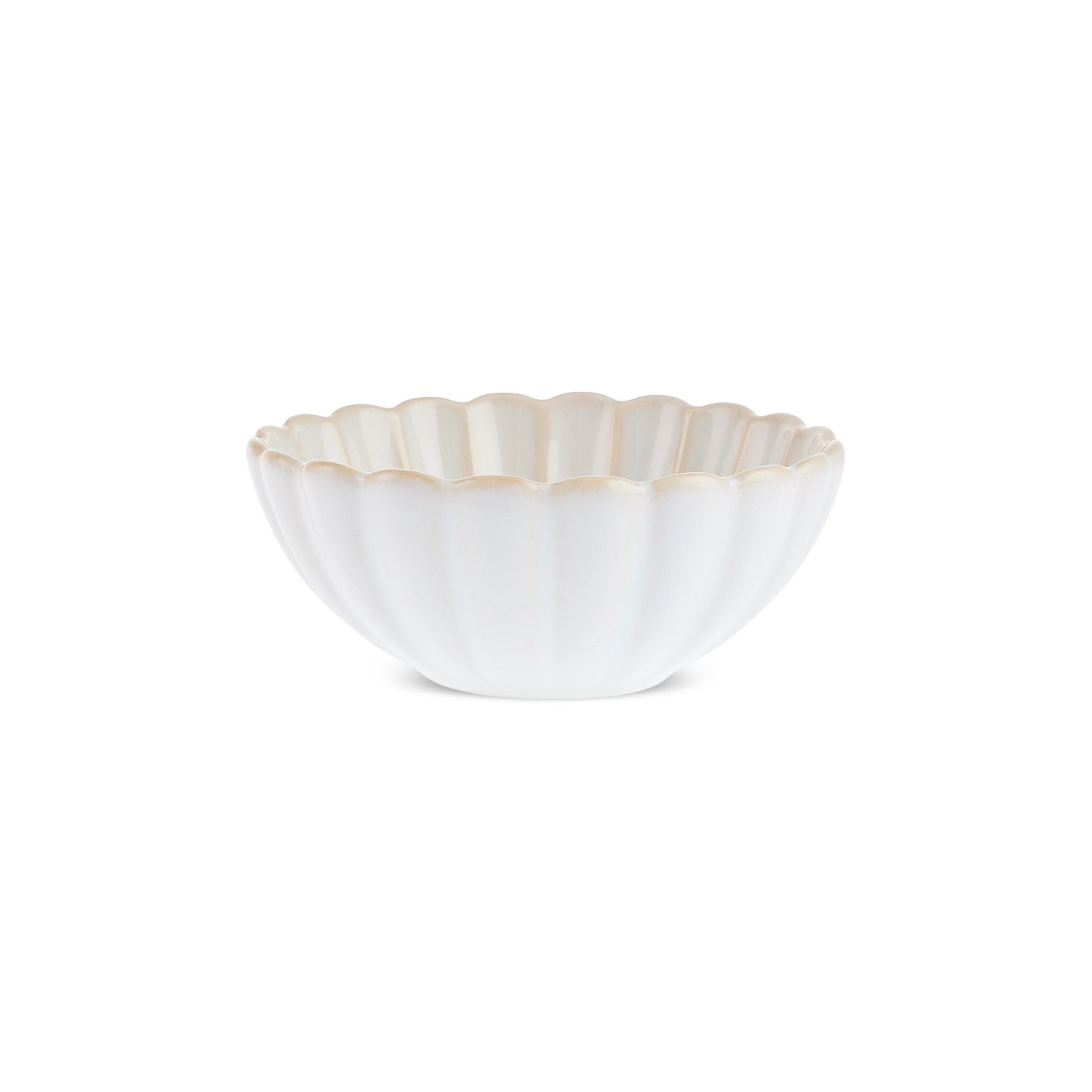 Karaca New Daisy Stoneware Snack Bowl, 13cm, White - Image 6